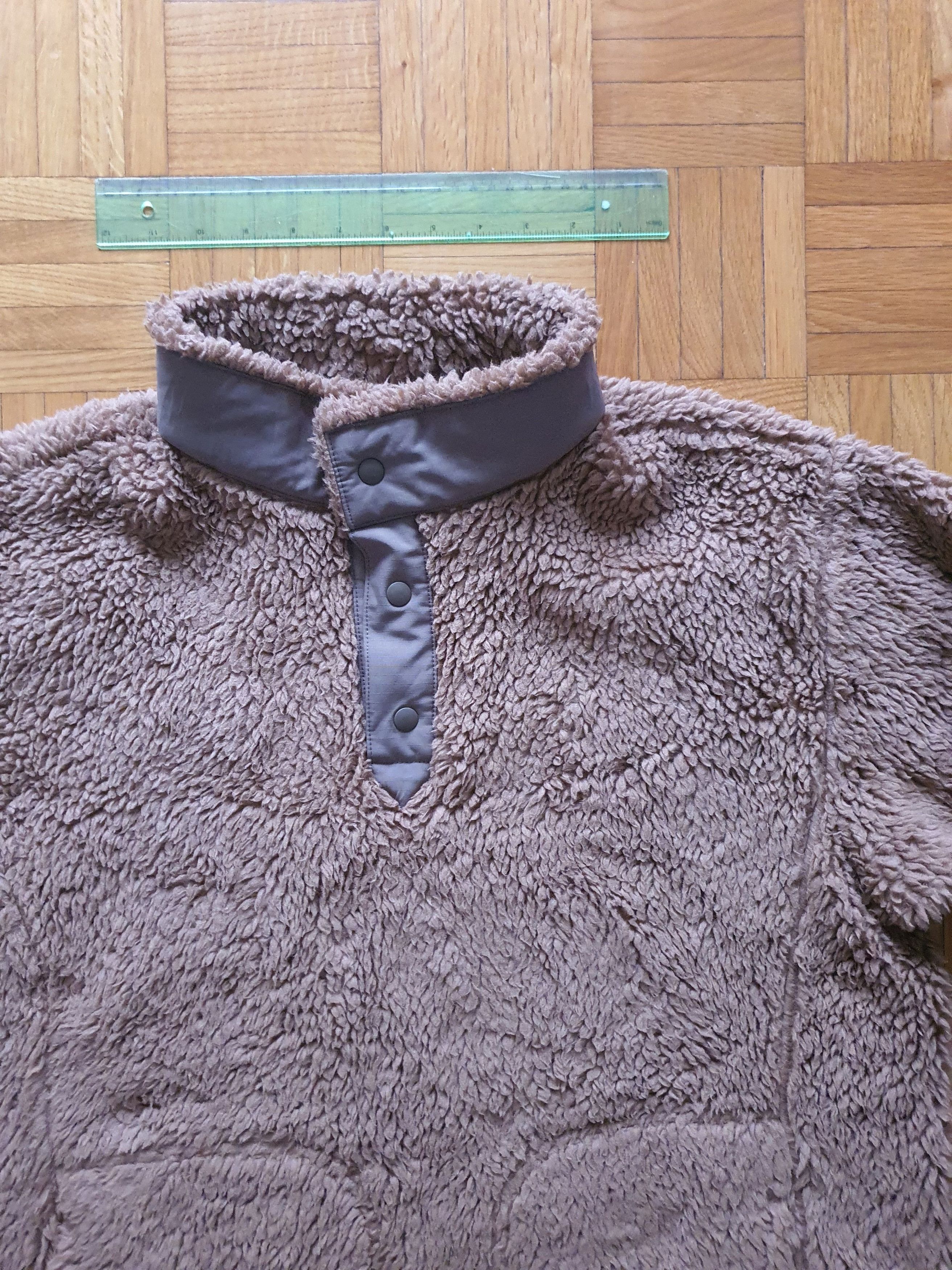 Uniqlo × White Mountaineering Fleece Oversized Long-Sleeve Pullover (Quarter Button 2021) Size US M / EU 48-50 / 2 - 3 Thumbnail