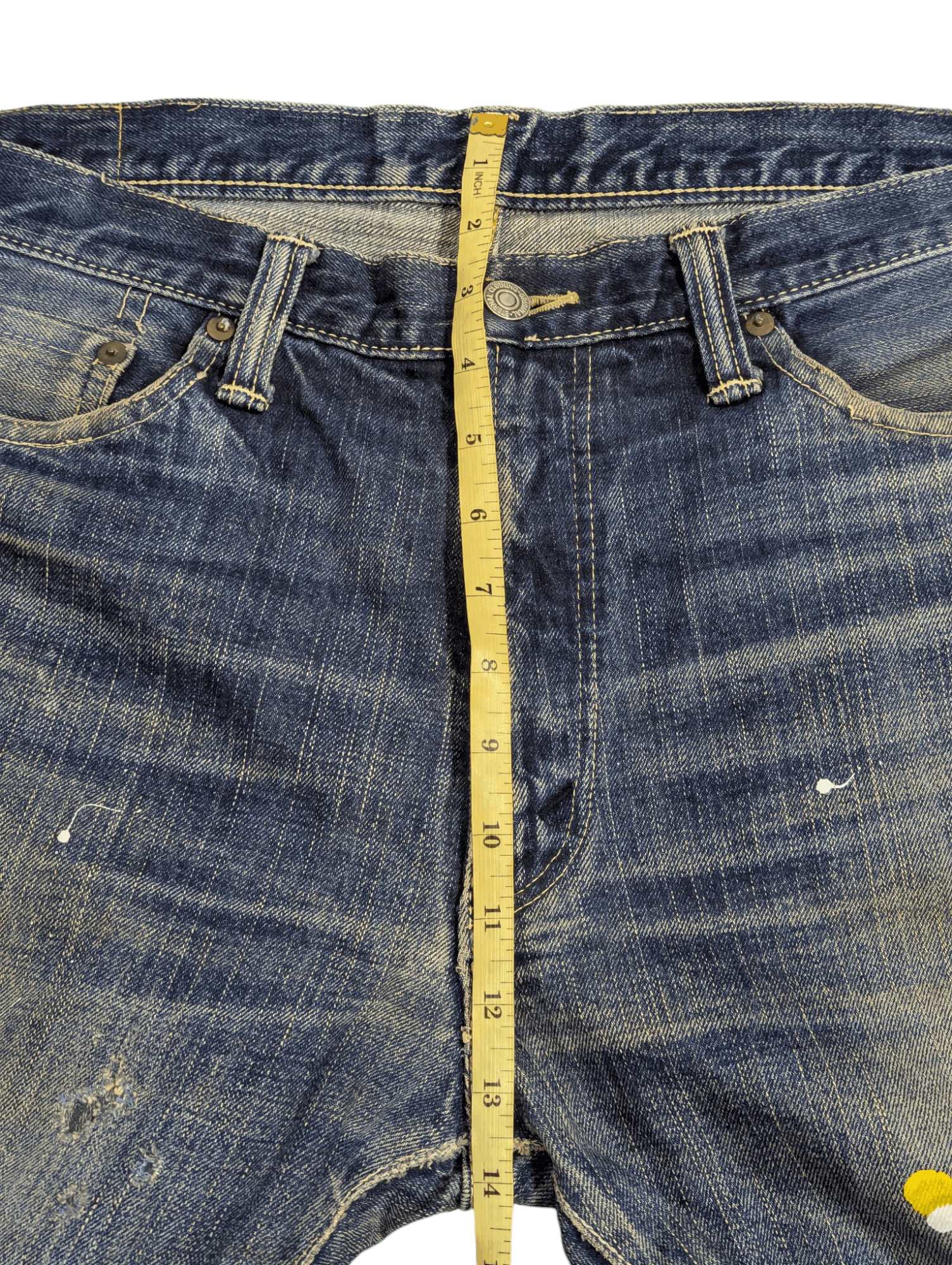 Eternal 🔥FREE SHIPPING🔥 ETERNAL 🇯🇵 SELVEDGE JEANS DENIM PAINTER Size US 34 / EU 50 - 19 Thumbnail