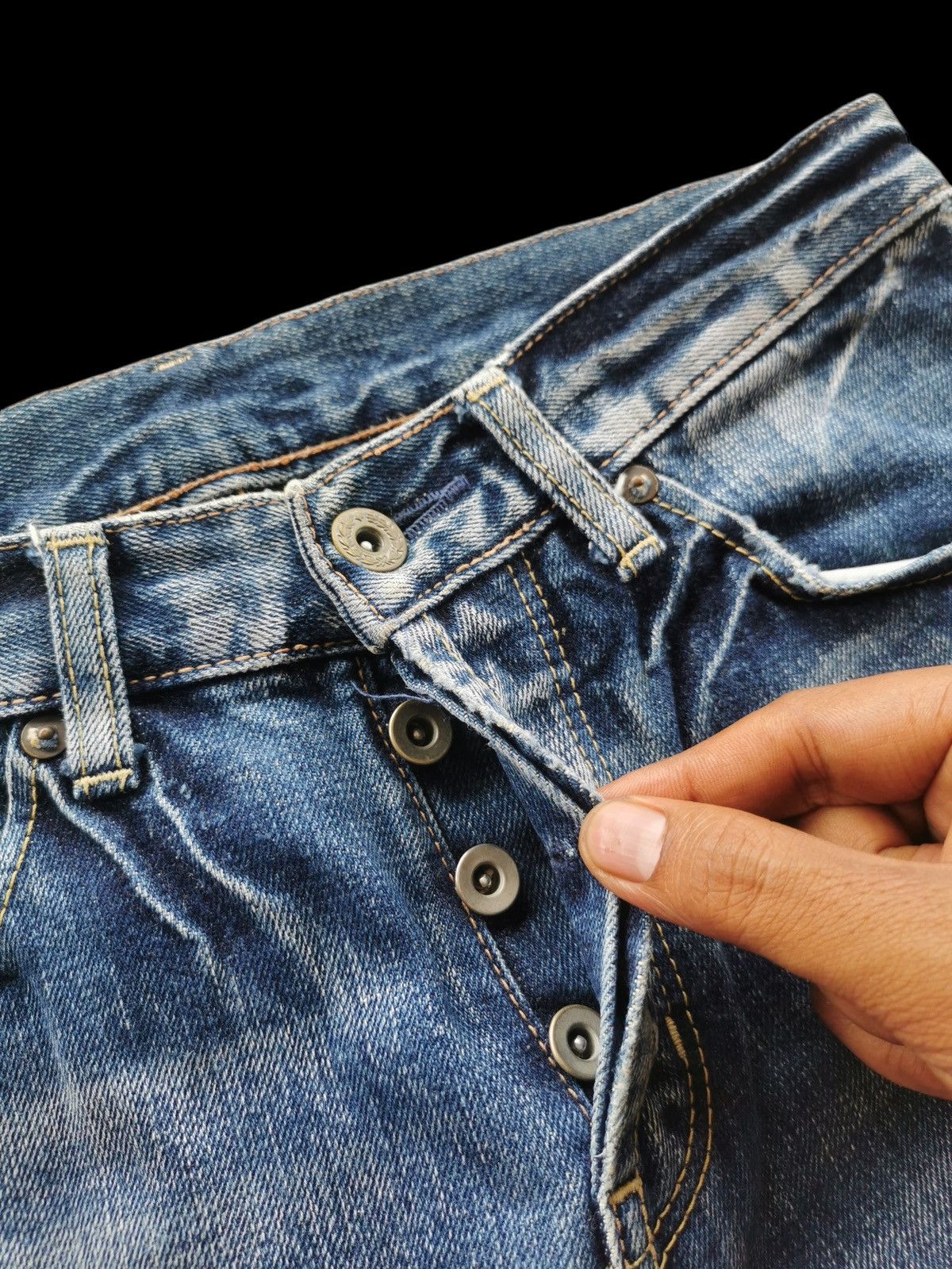 Japanese Brand Journal Standard Selvedge Jeans Size US 29 - 7 Thumbnail