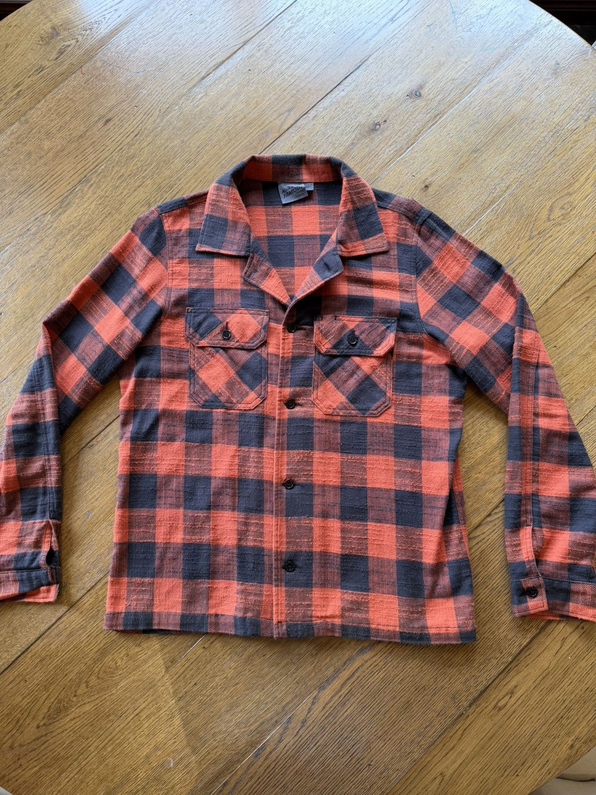 Naked & Famous Naked & Famous Flannel Camp Shirt Size US L / EU 52-54 / 3 - 1 Thumbnail