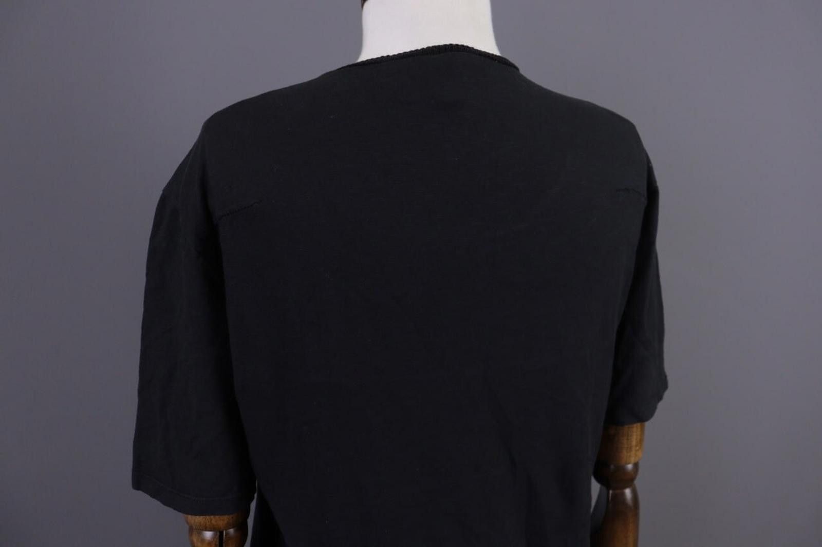 Transit Transit Uomo Black Embroidered Summer Linen T-Shirt Size S Size US S / EU 44-46 / 1 - 10 Thumbnail