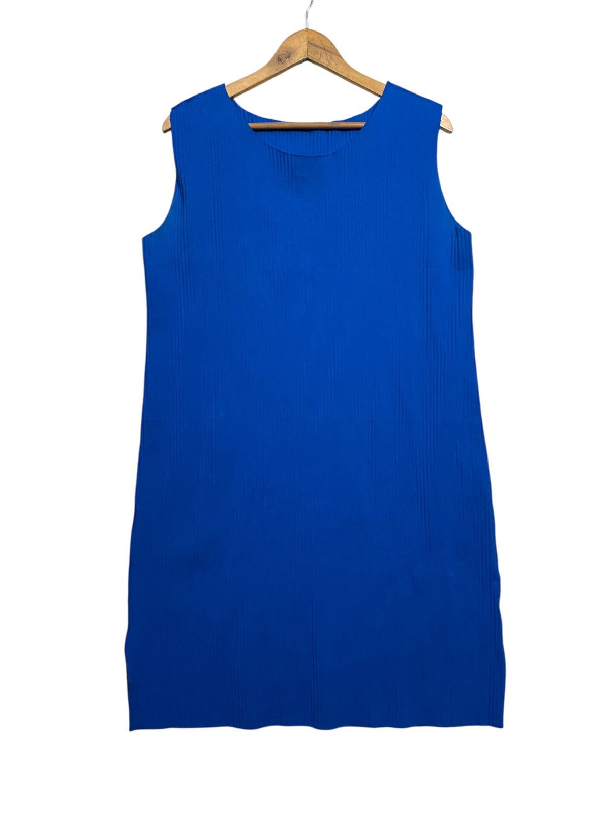 Issey Miyake 🔥ISSEY MIYAKE ME A-Poc PLEATED BLUE DRESS Size M / US 6-8 / IT 42-44 - 2 Thumbnail