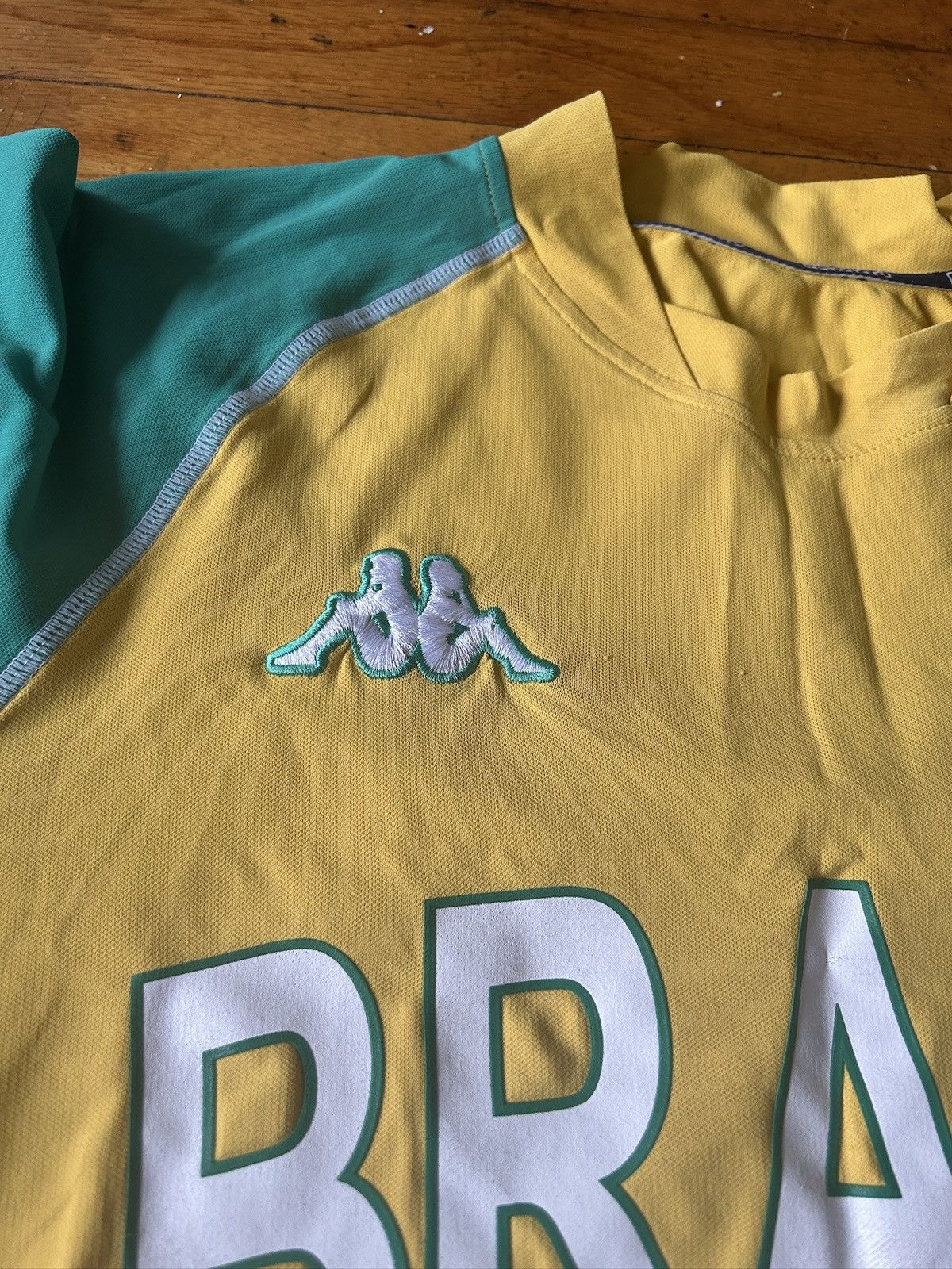 Kappa Kappa Brazil jersey Size US L / EU 52-54 / 3 - 2 Thumbnail