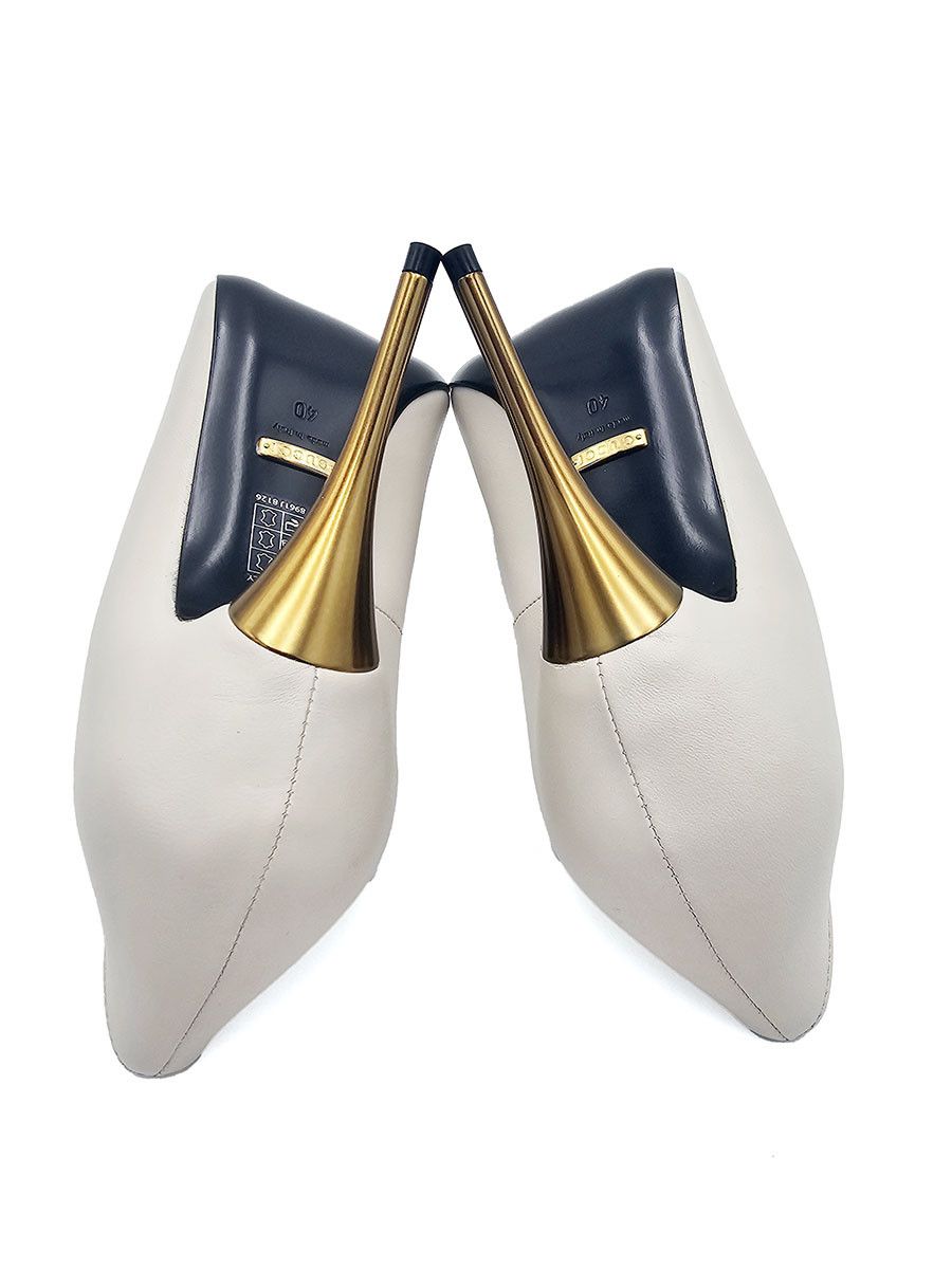 Gucci Gucci Priscilla White Leather High Heel Pumps 40 US 10 Size US 10 / IT 40 - 12 Thumbnail
