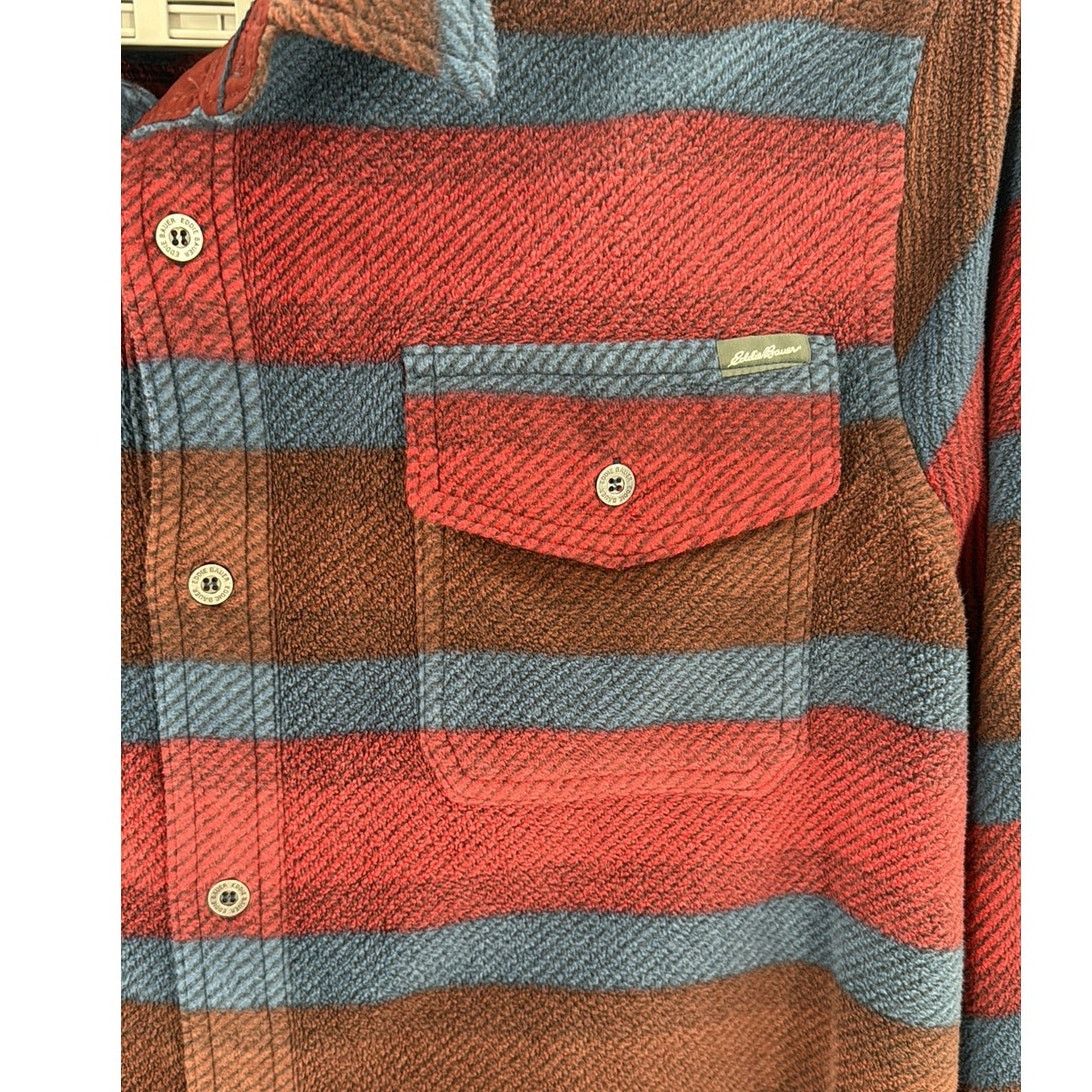 Eddie Bauer Eddie Bauer Chutes Microfleece Shirt red blue size XL Size US XL / EU 56 / 4 - 5 Thumbnail