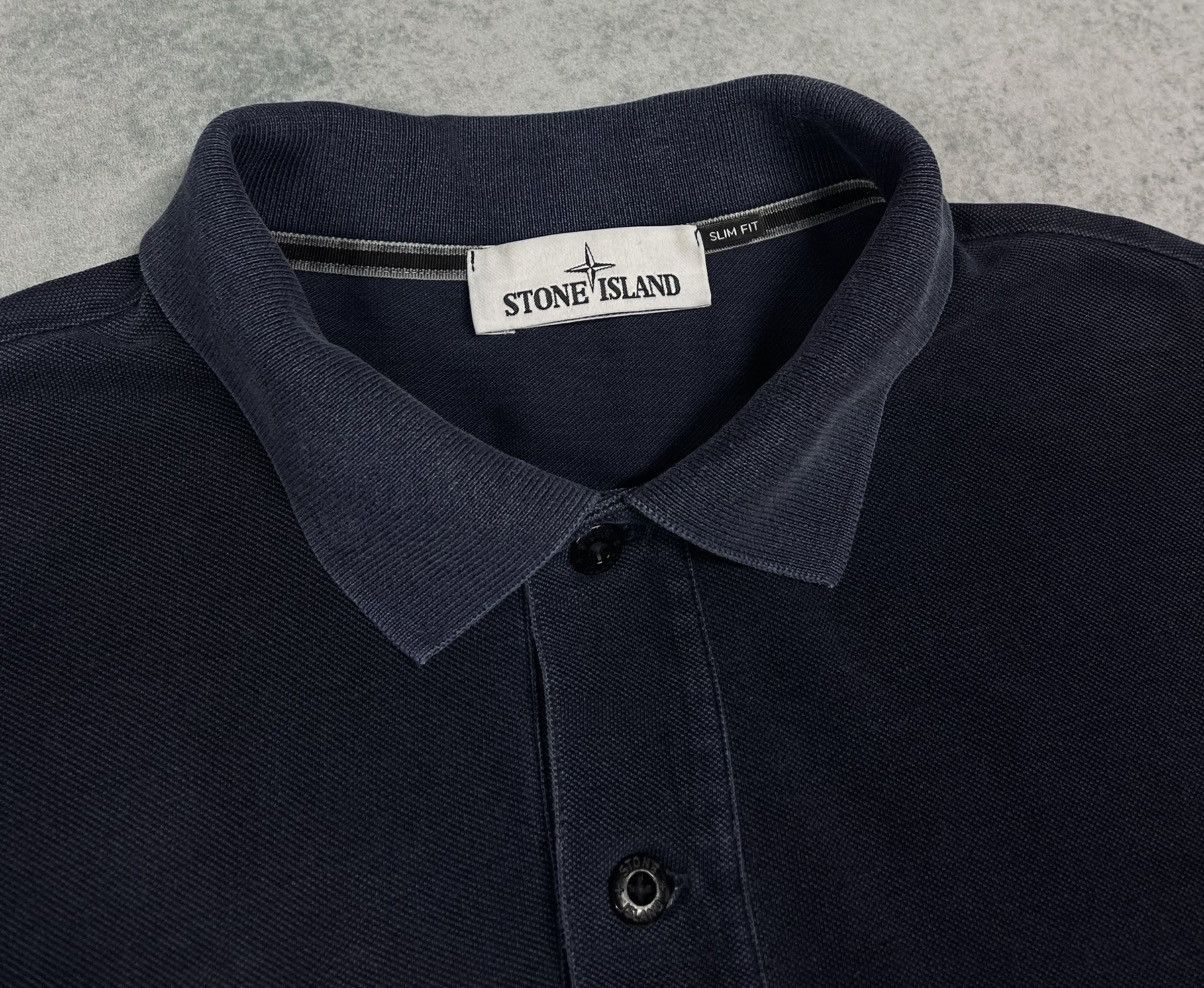 Stone Island Stone Island Patch Program Slim Fit Men’s Polo T-Shirt Dyed Size US XXL / EU 58 / 5 - 10 Thumbnail