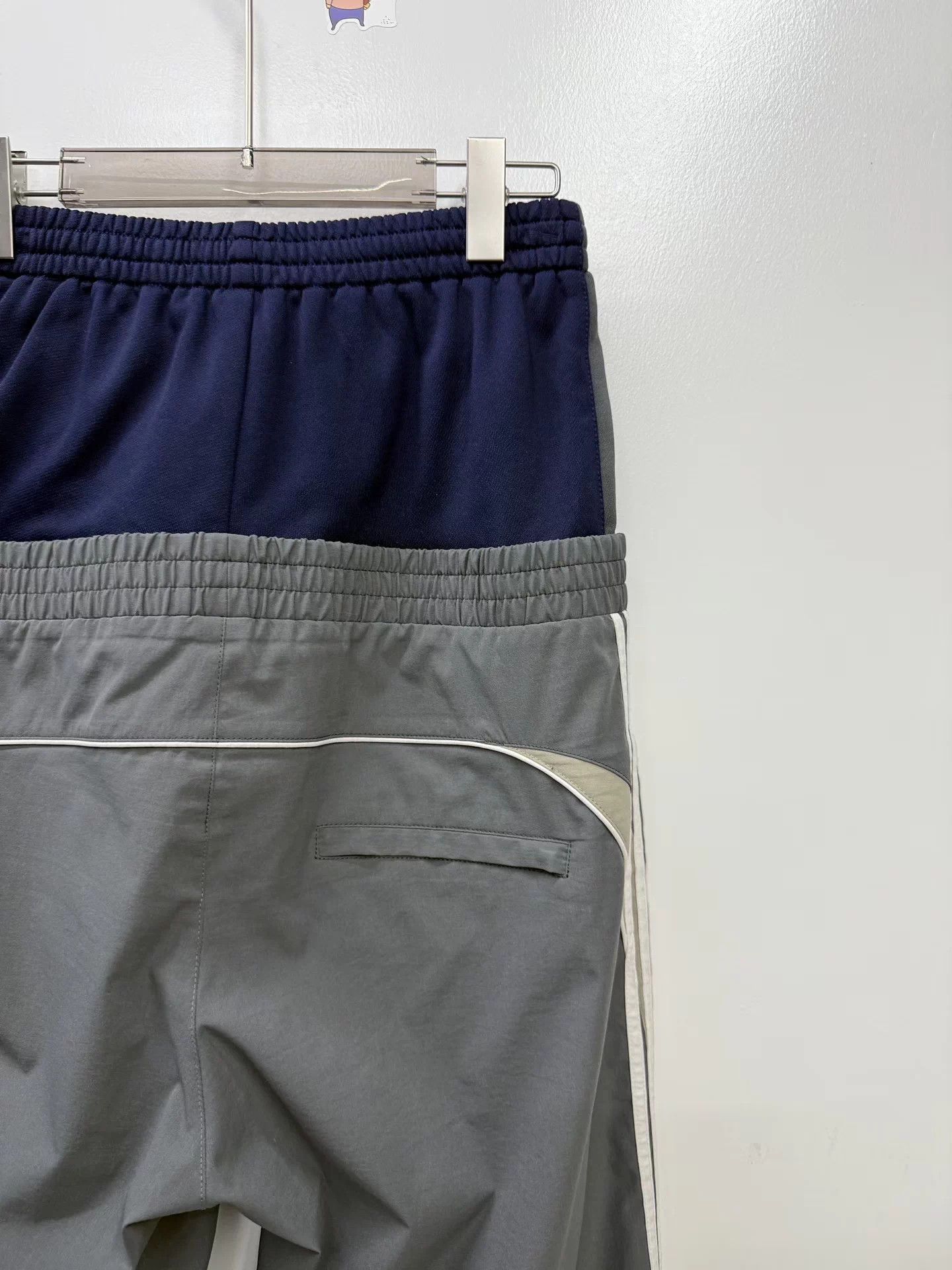 Balenciaga Balenciaga 2-Waist Gray-Blue Colorblock XS Pants New Size US 26 / EU 42 - 5 Thumbnail