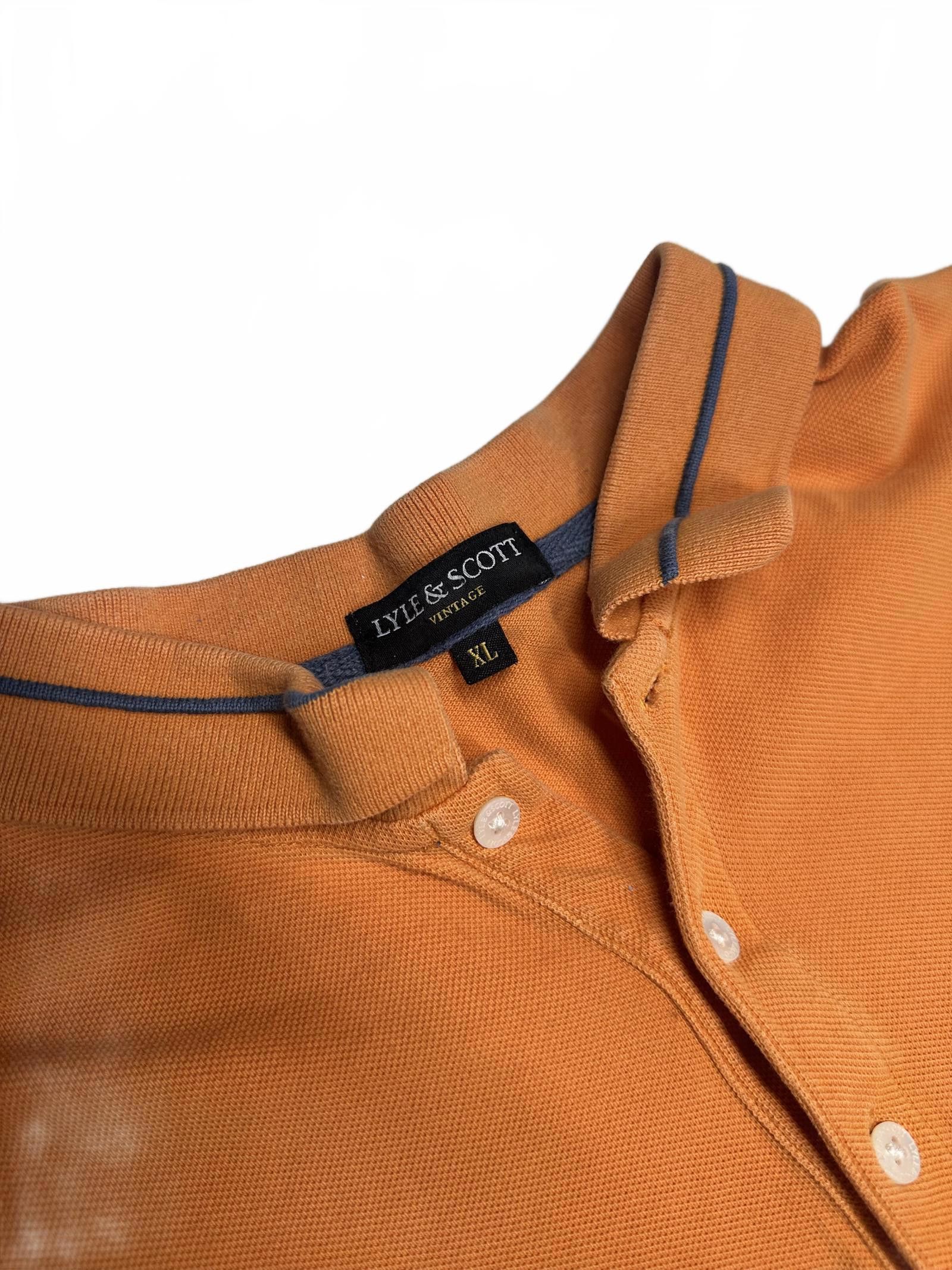 Lyle & Scott Lyle & Scott Classic Polo Shirt - Vibrant Orange Size US XL / EU 56 / 4 - 6 Thumbnail