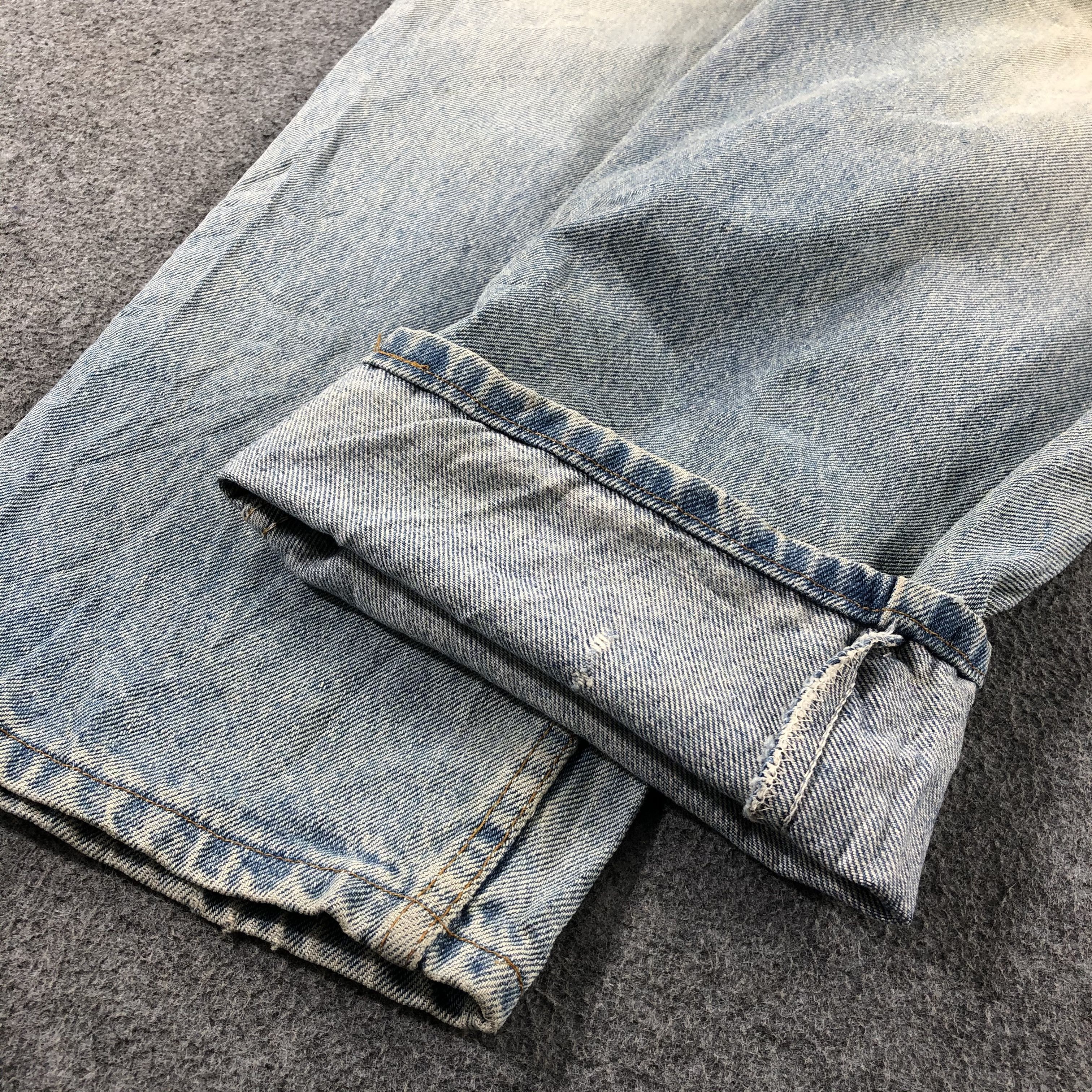 Levi's 90s Vintage Light Wash Levis Jeans-J2644 Size US 43 - 6 Thumbnail