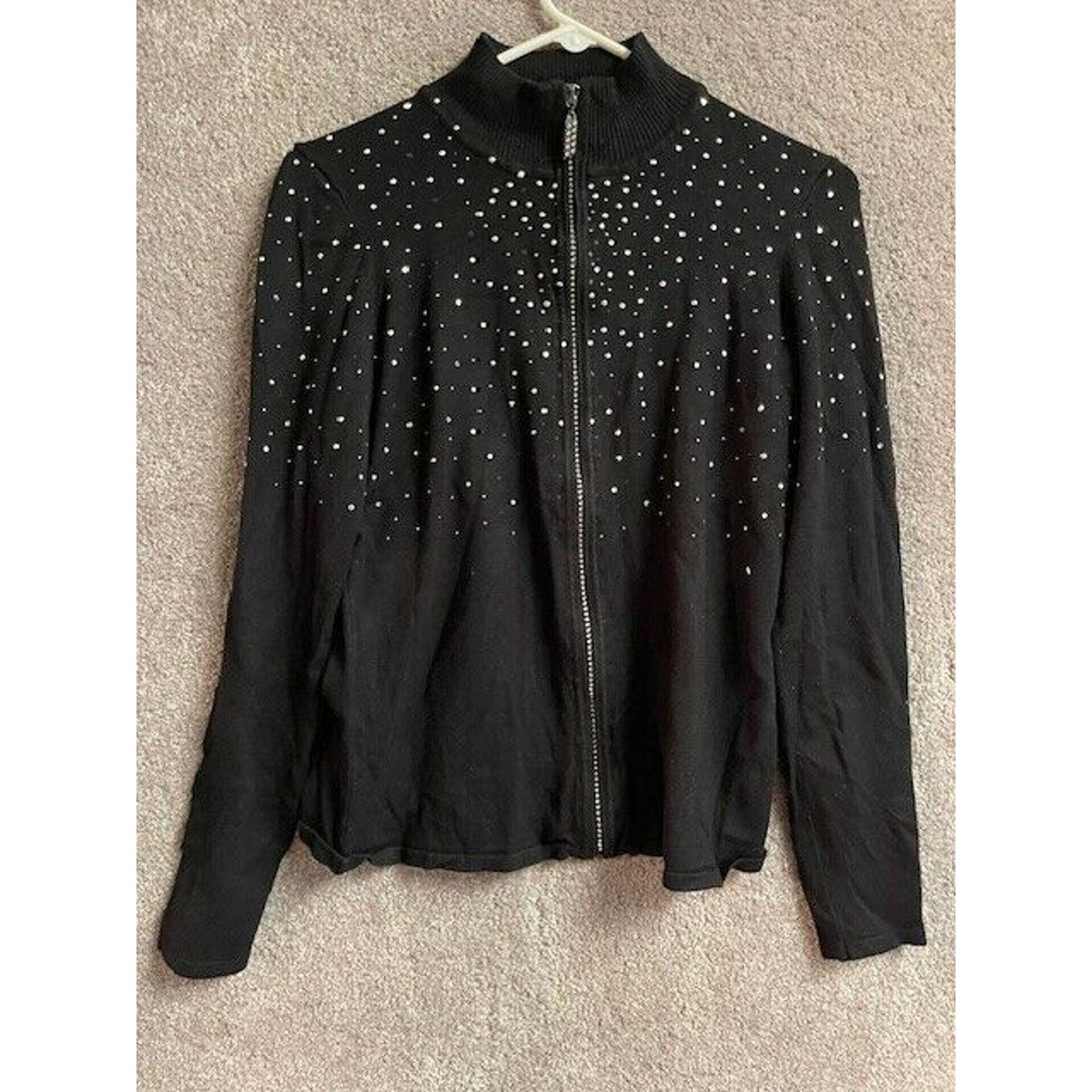 Other Fontana Jacket Women M Rhinestones Sparkly Bejeweled Studded Size M / US 6-8 / IT 42-44 - 1 Thumbnail
