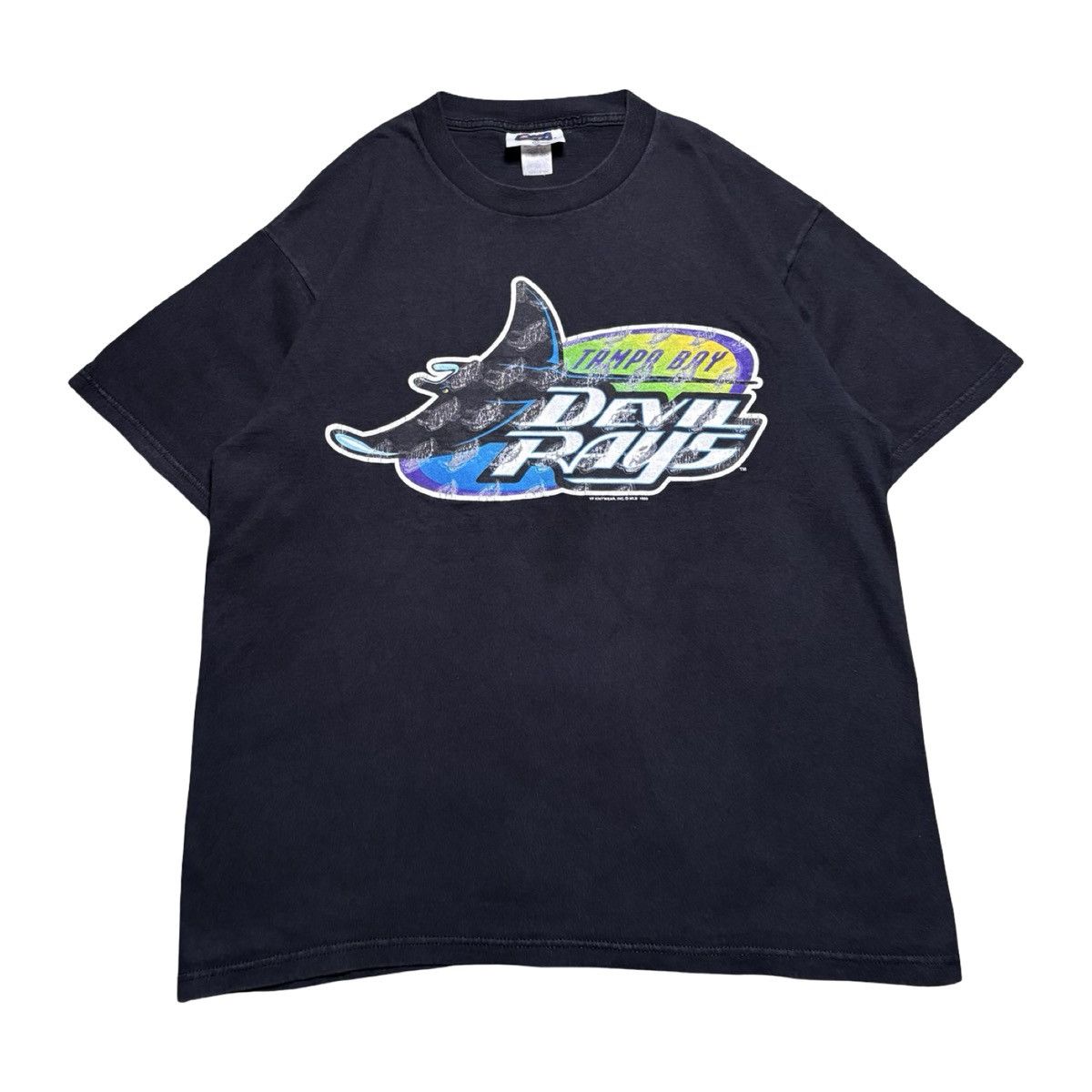 Other Tampa Bay Devil Rays Glitch Graphic T Shirt CSA Faded L Size US L / EU 52-54 / 3 - 1 Thumbnail