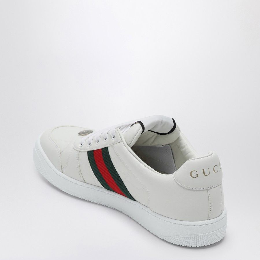Gucci o1d2blof0824 Screener Low Sneaker in White Size US 8 / IT 38 - 4 Thumbnail