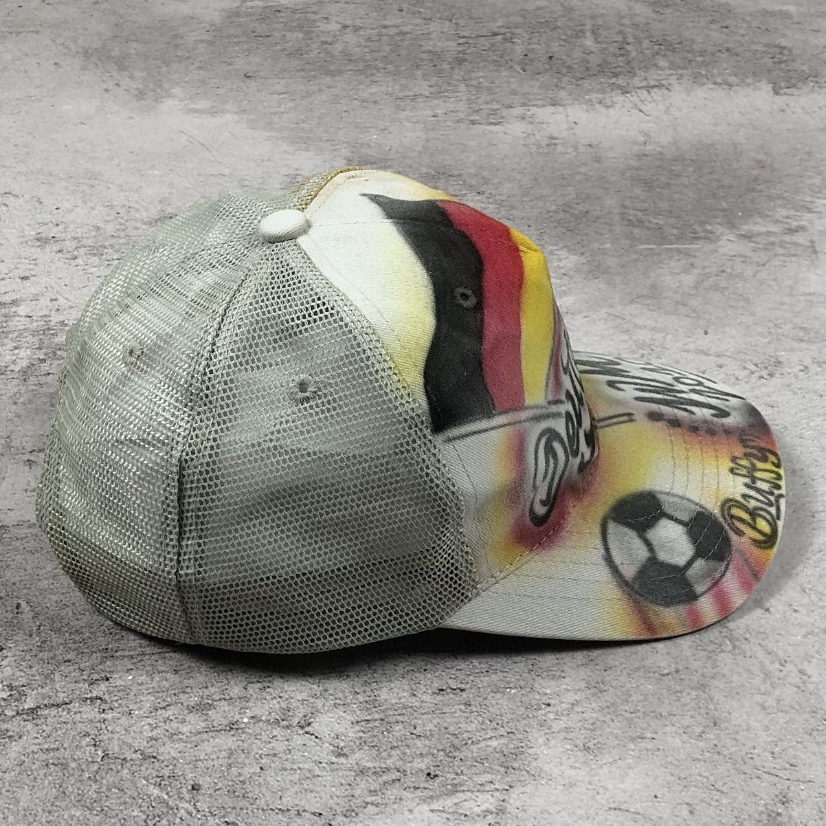 Vintage 1Of1 Vintage 2010 Deutschland WM Aerograph Cap by Buffy Size ONE SIZE - 6 Thumbnail