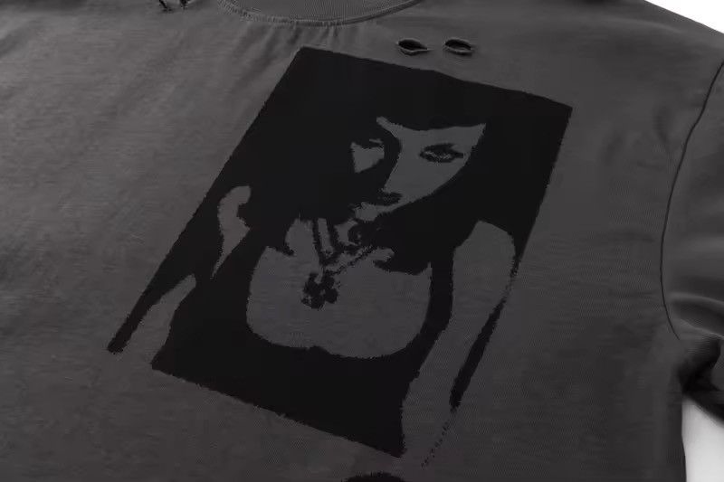 Vintage Streetwear Retro Gothic Punk Oversized Girl Print Shirt Size US M / EU 48-50 / 2 - 3 Thumbnail