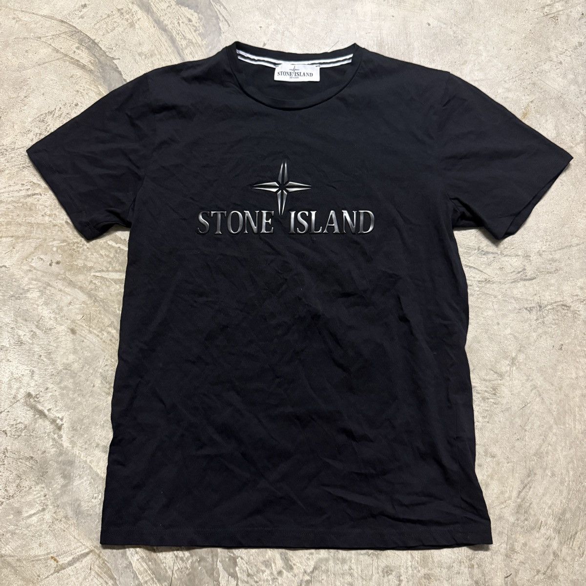 Stone Island Stone Island Rubberized Logo Shirt Size L Size US L / EU 52-54 / 3 - 2 Thumbnail