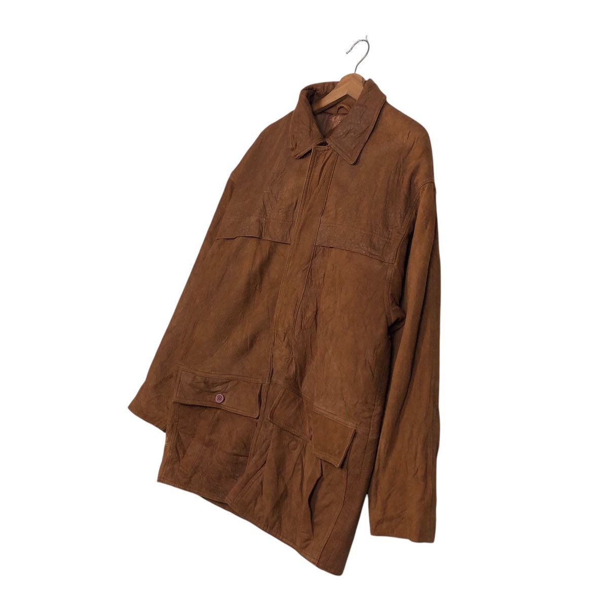 Japanese Brand × Vintage 📌Vintage Genuine Biker Leather Jacket Milanoga Issey Miyake Size US S / EU 44-46 / 1 - 3 Thumbnail