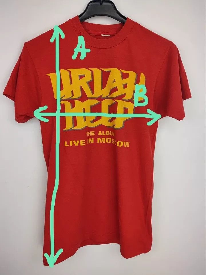 Vintage Vintage 1987 URIAH HEEP The Album Live in Moscow Tour Size US L / EU 52-54 / 3 - 13 Thumbnail
