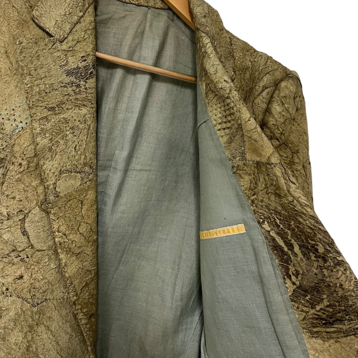 Carol Christian Poell Ccp ss00 exotic leather blazer Size US L / EU 52-54 / 3 - 3 Thumbnail