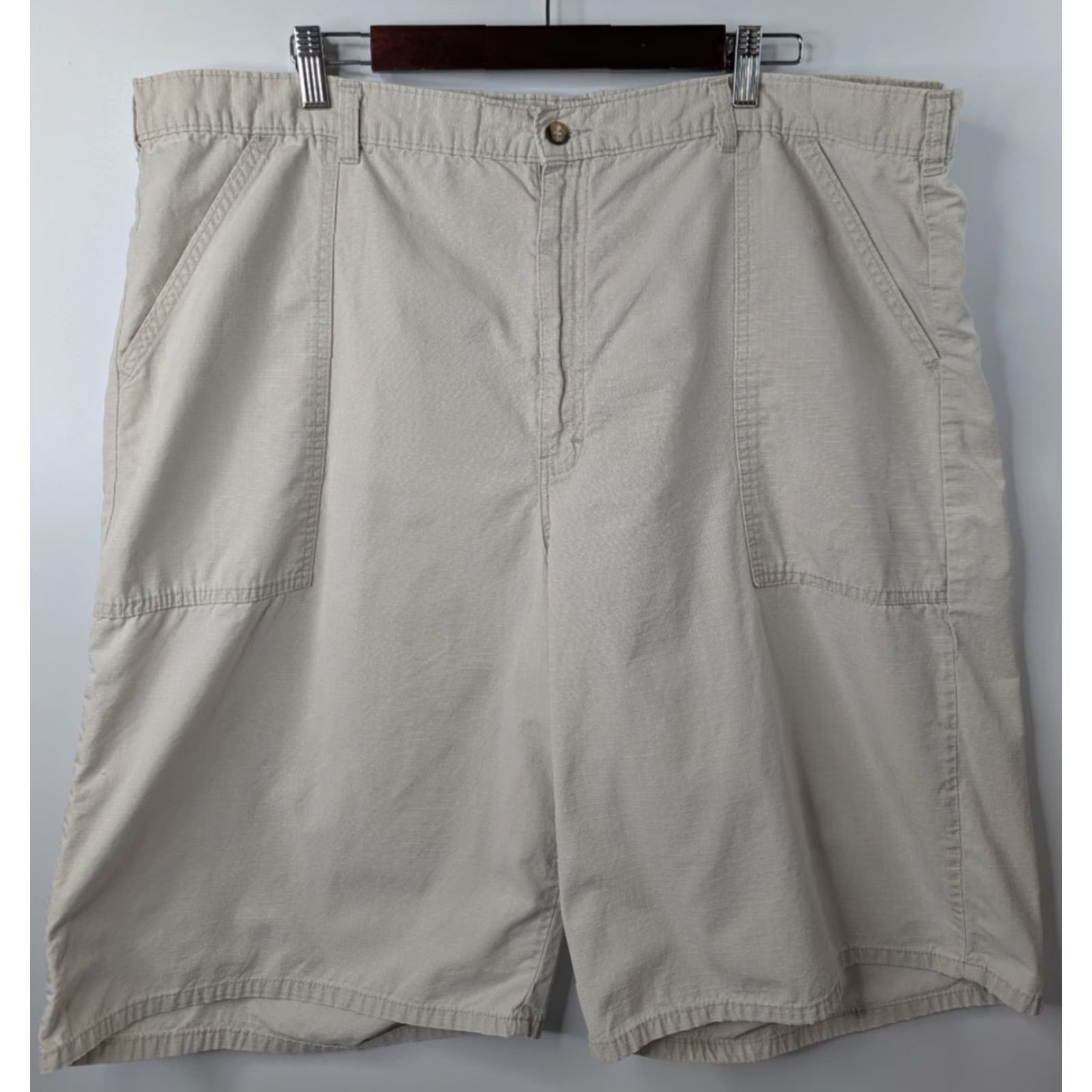Dickies Dickies Shorts Mens 44 Beige Ripstop Loose Fit Utility Outdoors Workwear Bermuda Casual Size US 44 / EU 60 - 2 Thumbnail