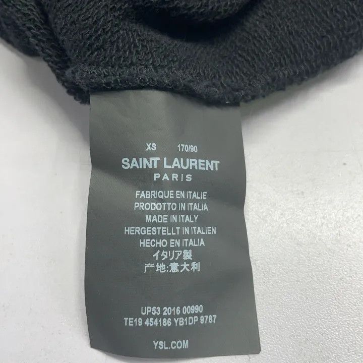 Saint Laurent Paris Yves Saint Laurent Black Long Sleeve T-Shirt-2507 Size US XS / EU 42 / 0 - 3 Thumbnail