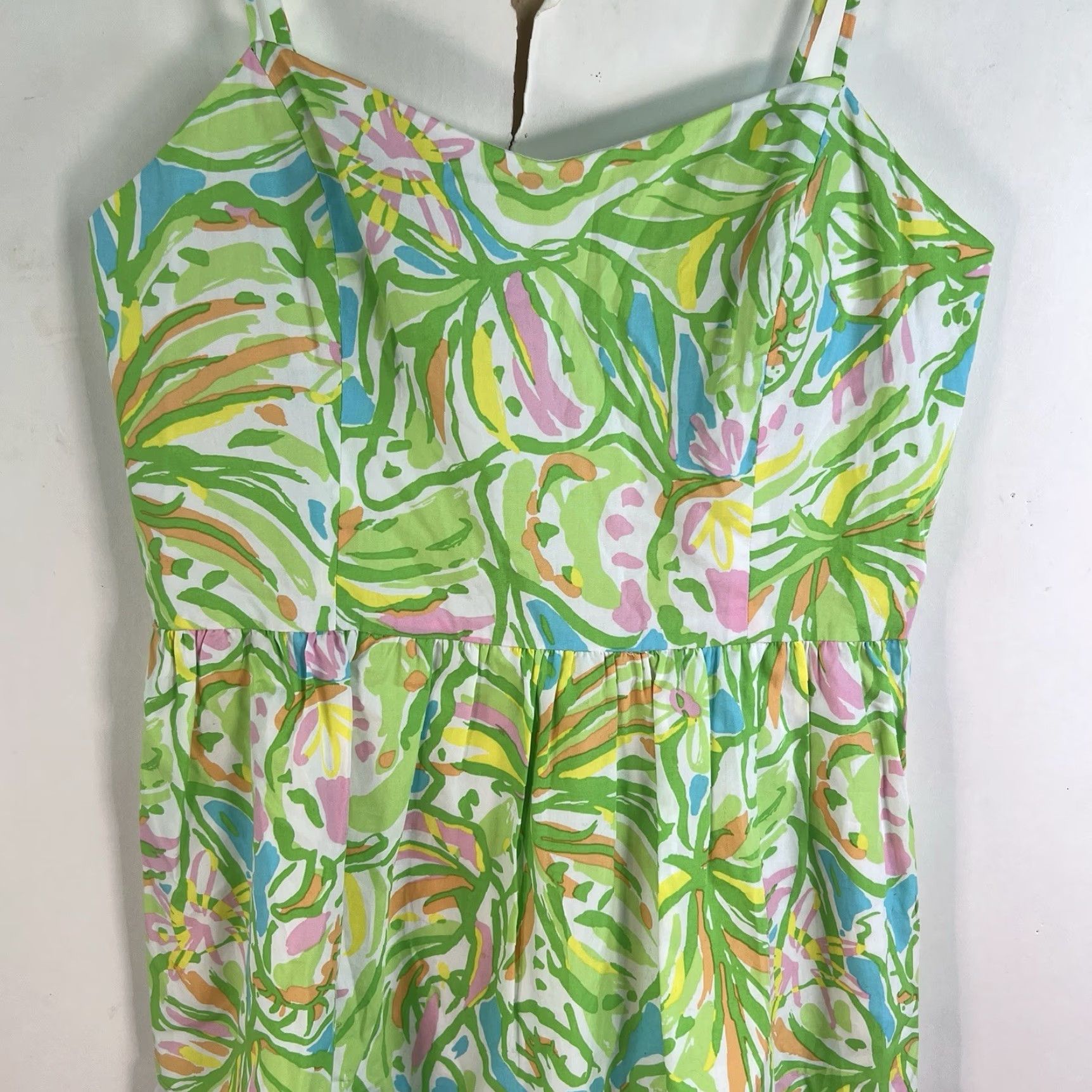 Lilly Pulitzer Lilly Pulitzer Dress Women’s Sleeveless Ollie Dress Elephant Floral Green Size 8 Womens Size M / US 6-8 / IT 42-44 - 2 Thumbnail