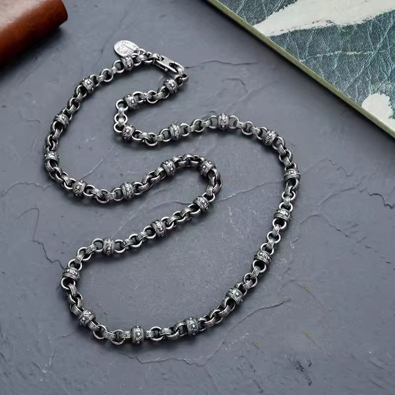 Jewelry Six-character Retro Hipster Necklace Size ONE SIZE - 1 Thumbnail