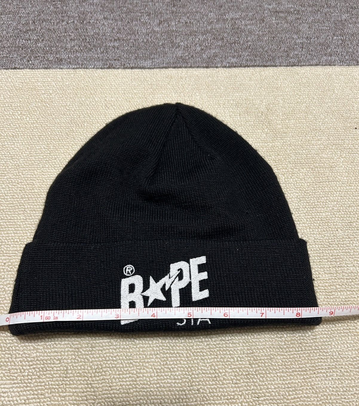 Bape OG Bapesta Star Embroidered Beanie Hat Size ONE SIZE - 4 Thumbnail