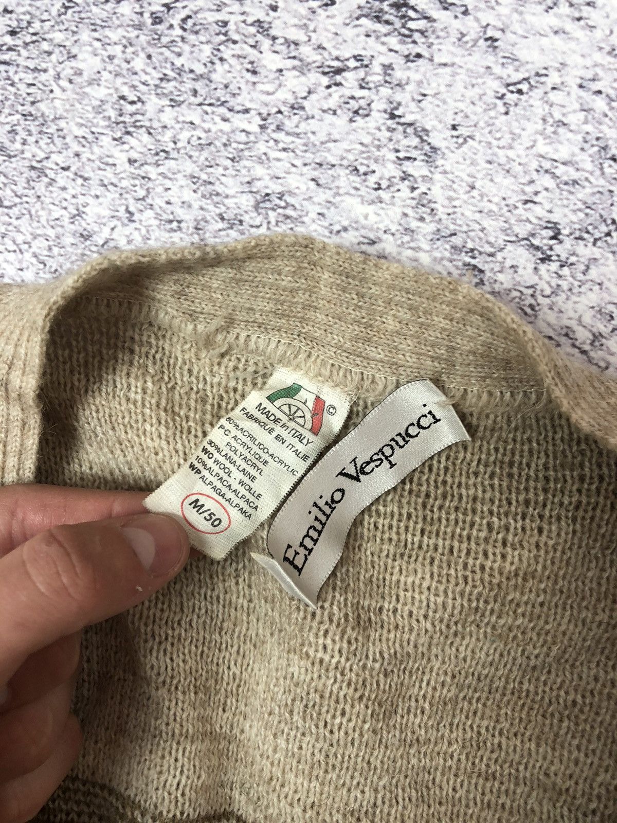 Emiliano Rinaldi × Vintage Vintage sweater Emilio Vespucci men’s size M y2k vintage usa Size US M / EU 48-50 / 2 - 3 Thumbnail