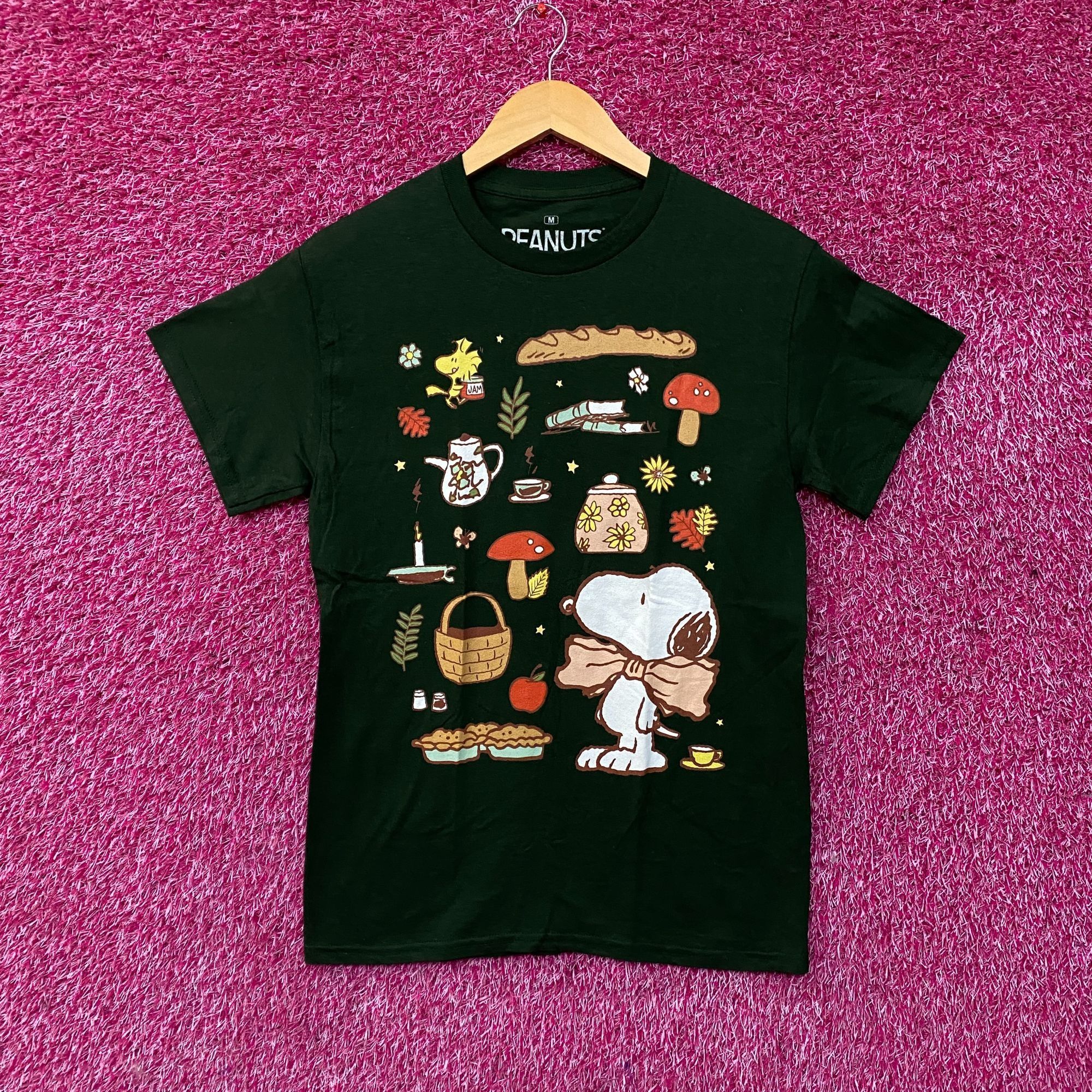 Ripple Junction Peanuts Snoopy Cottagecore Cute Cartoon T-shirt Medium Size US M / EU 48-50 / 2 - 1 Thumbnail