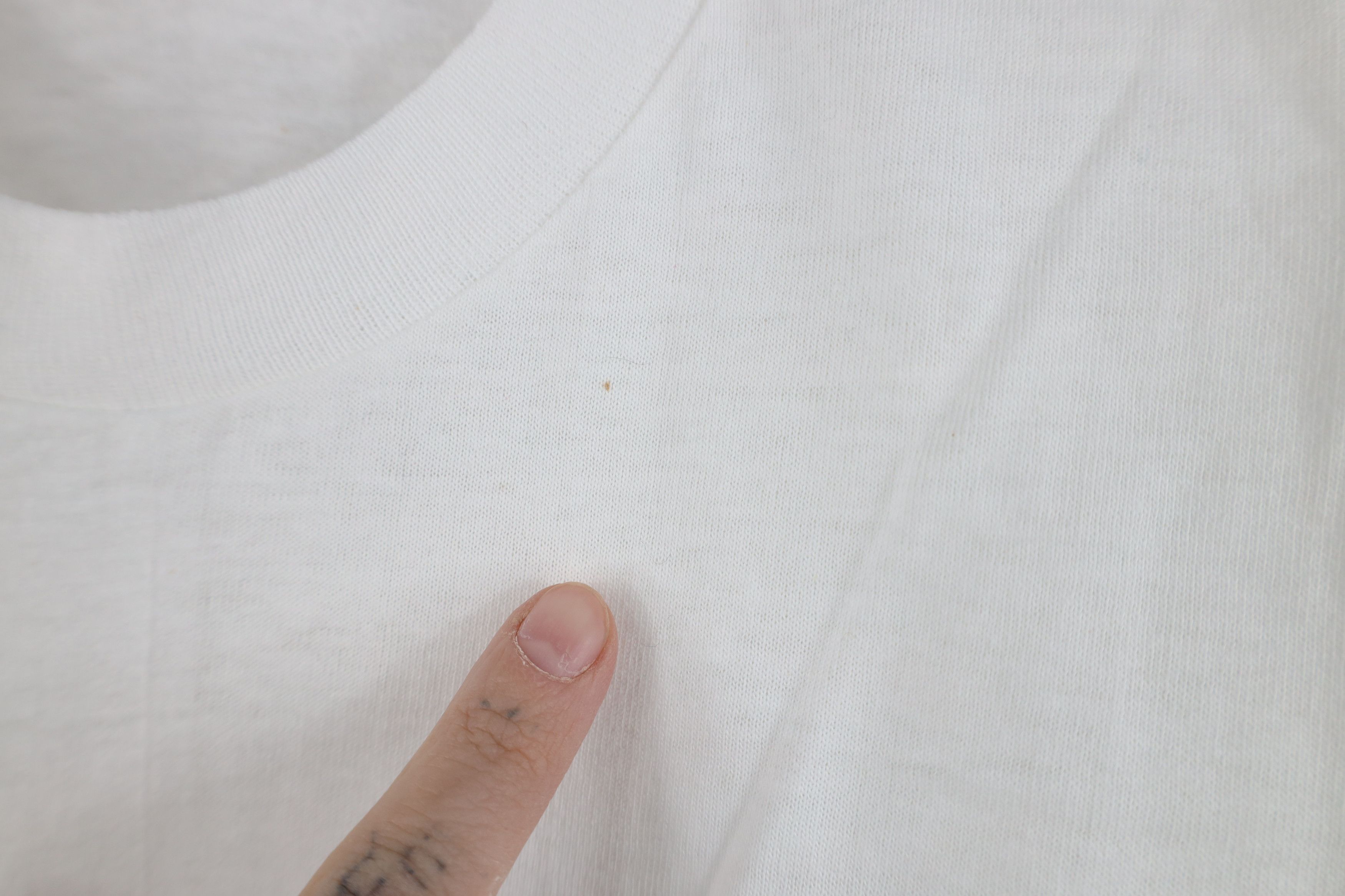 Vintage Vintage 90s Streetwear Cotton Short Sleeve T-Shirt White Size US L / EU 52-54 / 3 - 4 Thumbnail