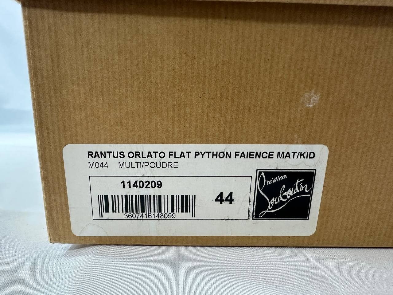 Christian Louboutin Christian Louboutin Rantus Orlato Flat Python Faience Size US 11 / EU 44 - 18 Thumbnail