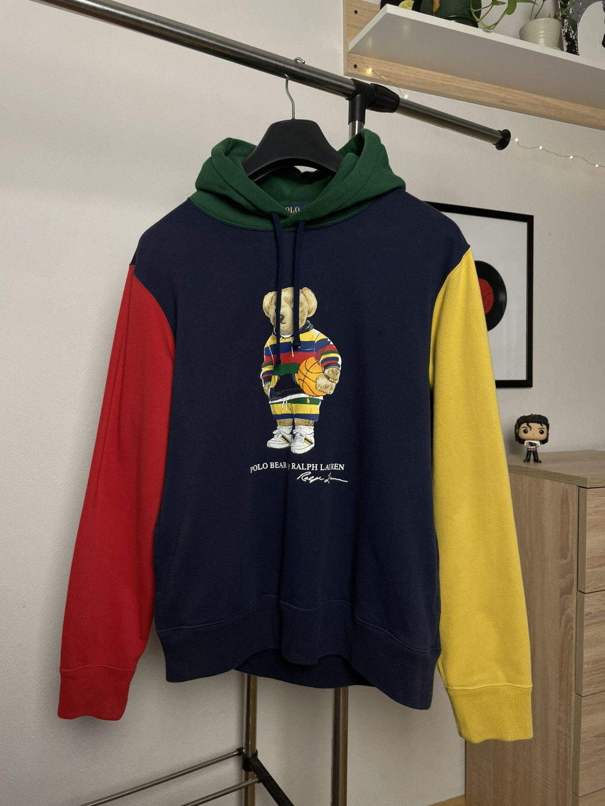 Polo Ralph Lauren RARE Polo Ralph Lauren Basketball Bear Multicolour Hoodie Size US M / EU 48-50 / 2 - 1 Thumbnail