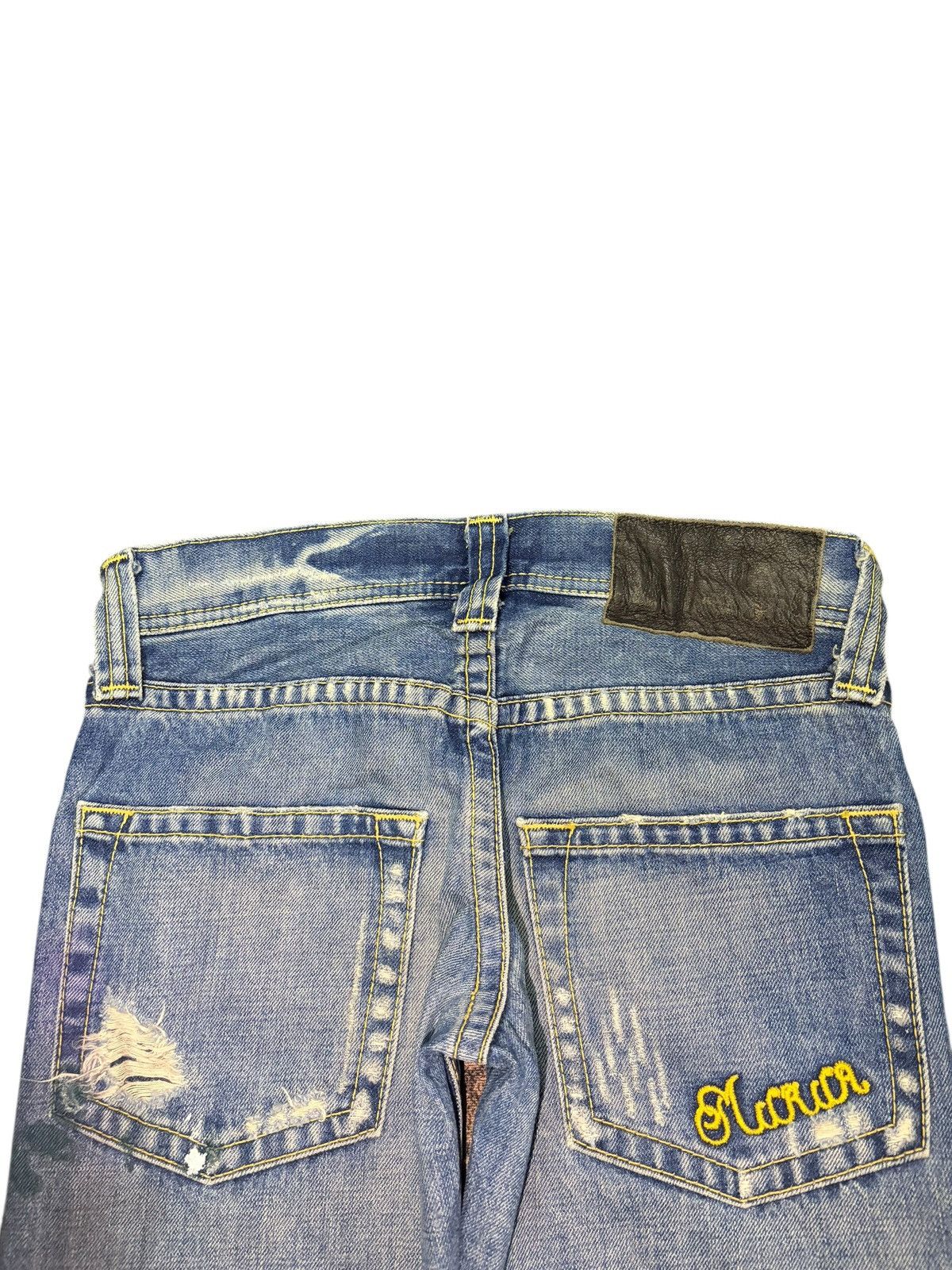 Diesel Vintage Japanese Brand Distress Low Rise Flare Jeans Size 26" / US 2 / IT 38 - 4 Thumbnail
