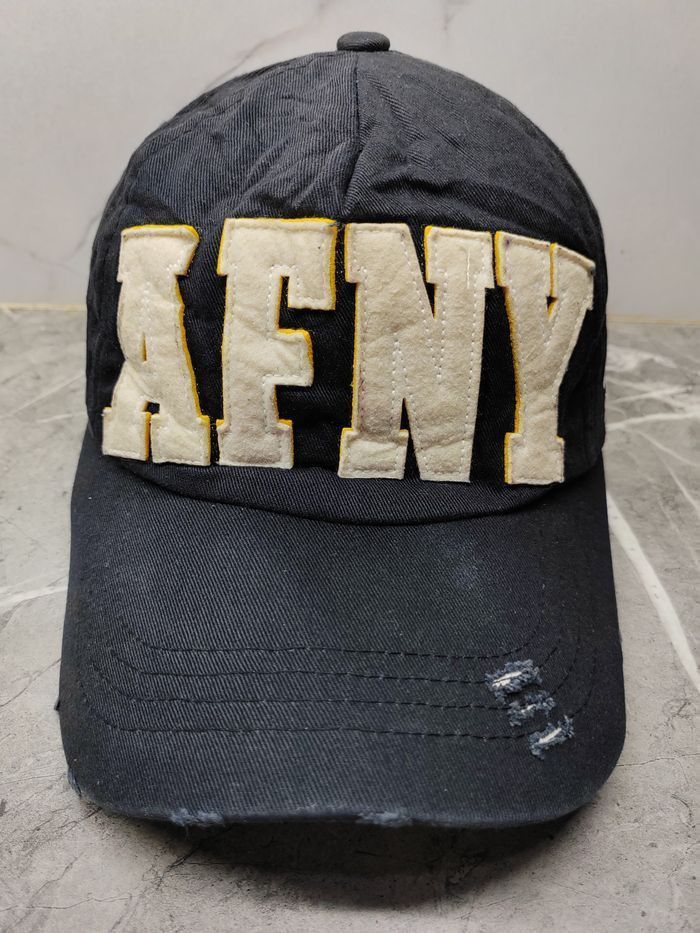 Japanese Brand Vintage AFNY Distressed Style Cap Hat Size ONE SIZE - 2 Thumbnail