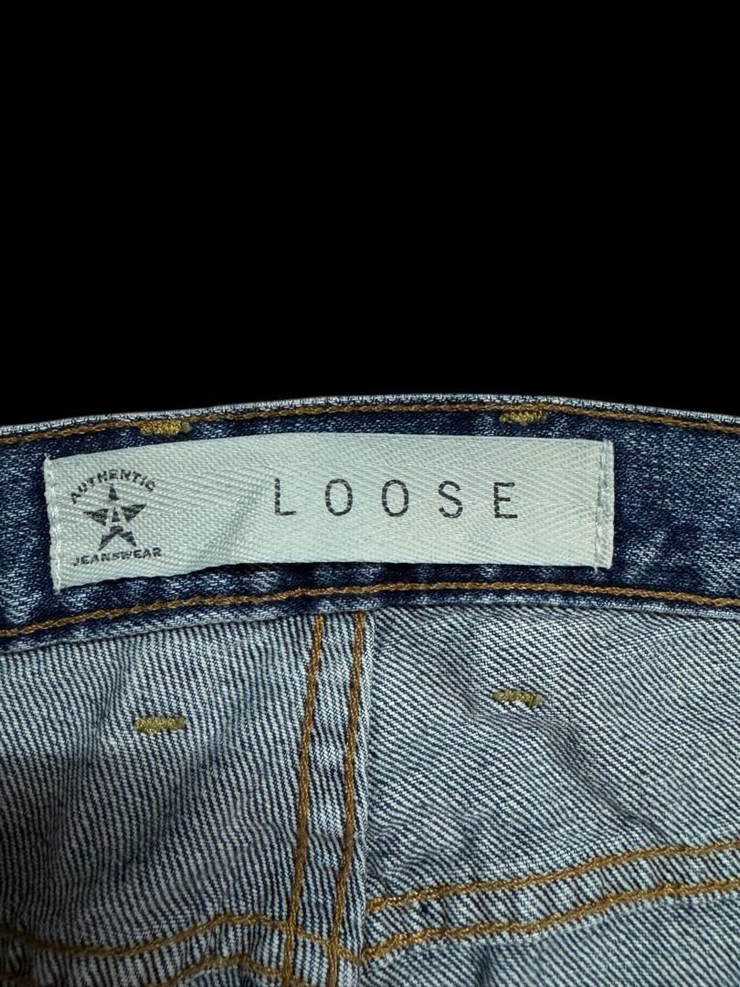 Japanese Brand LOOSE Vintage Y2K Arizona Mudwash Blue Denim Jean Baggy Size US 36 / EU 52 - 10 Thumbnail