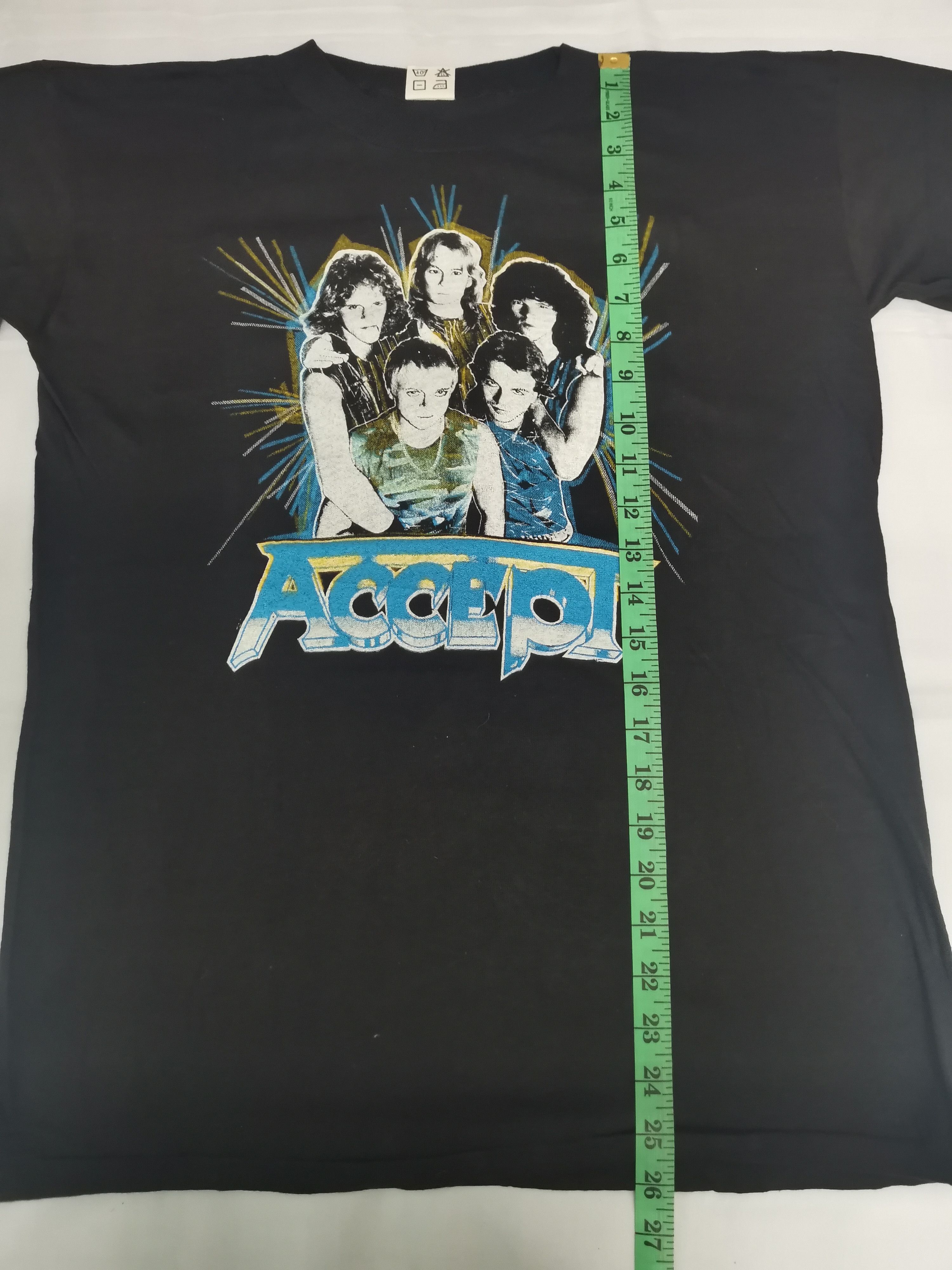 Band Tees Vintage Accept Heavy Metal Rock Band Metallica Slayer Size US M / EU 48-50 / 2 - 4 Thumbnail