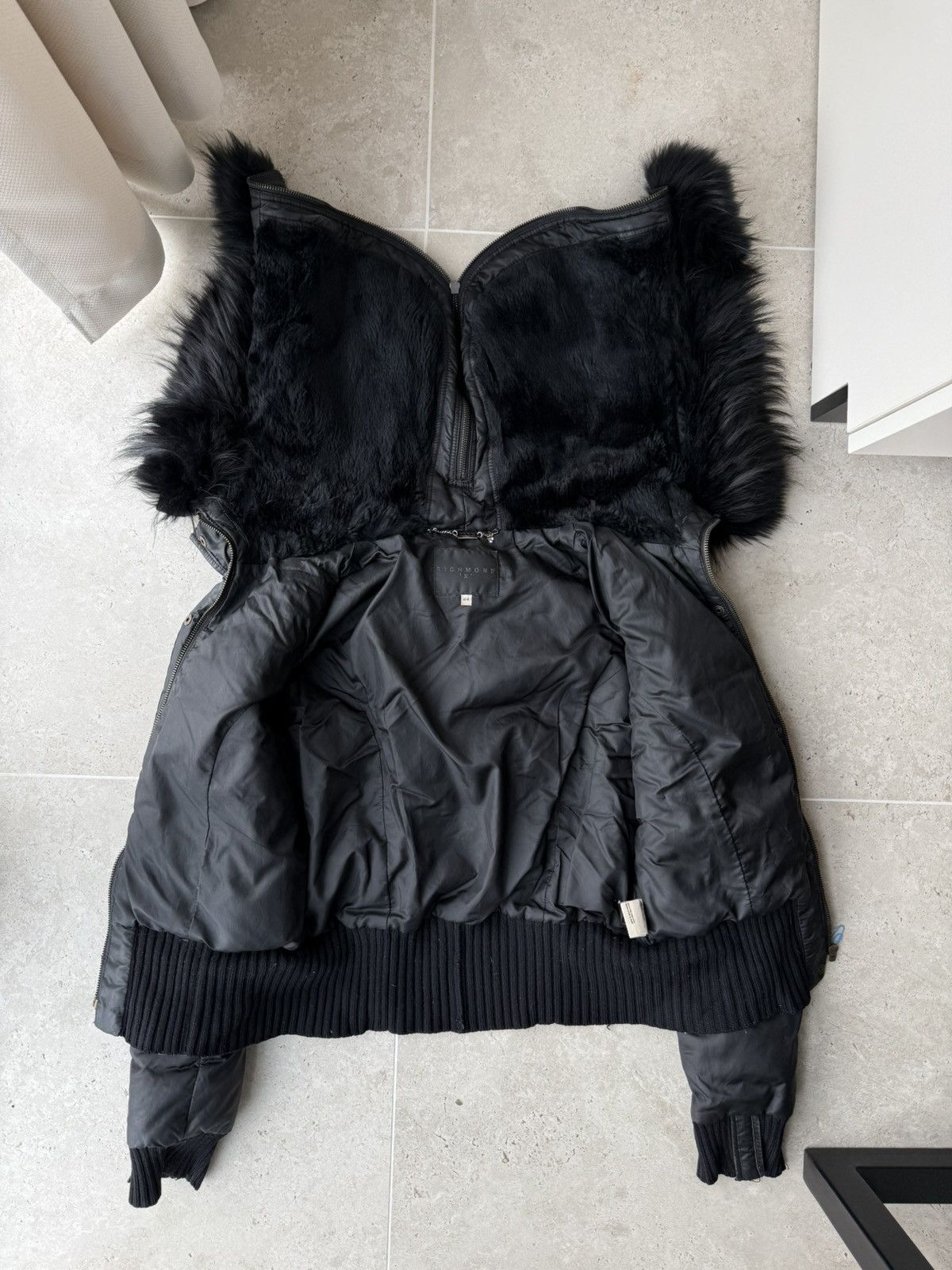 If Six Was Nine 00s LGB If Six Was Nine Style Multi Pocket Faux Fur Jacket Size M / US 6-8 / IT 42-44 - 3 Thumbnail