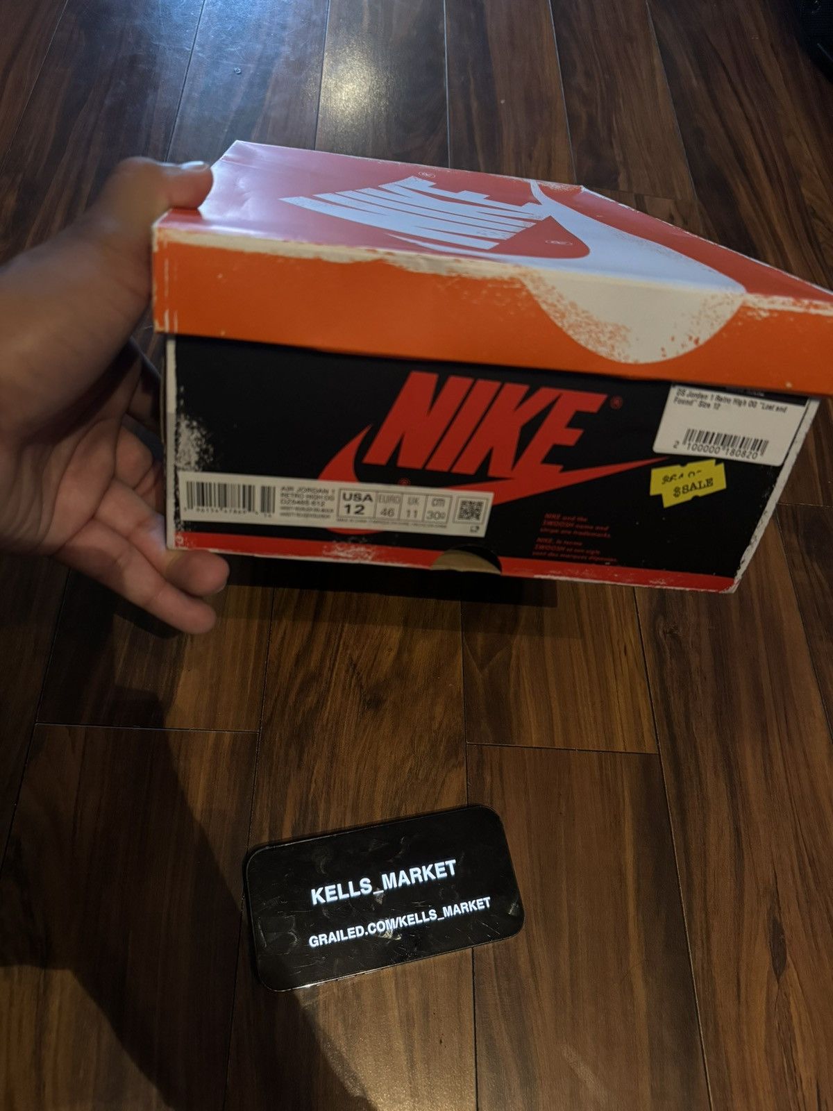 Nike Jordan 1 “Lost & Found” Size US 12 / EU 45 - 11 Thumbnail