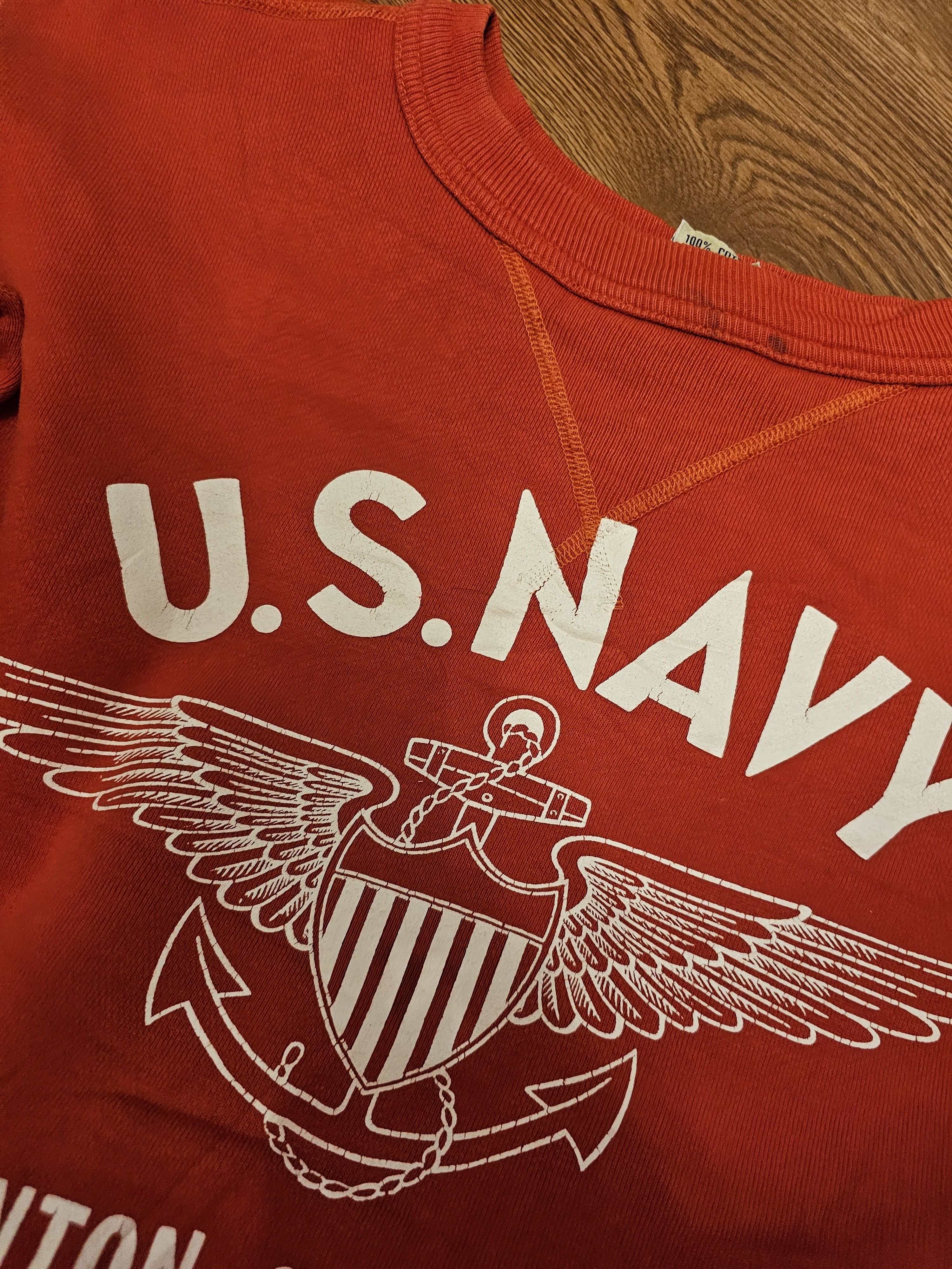 Buzz Rickson's Vintage Buzz Ricksons US NAVY Loopwheeler Crewneck Size US M / EU 48-50 / 2 - 3 Thumbnail