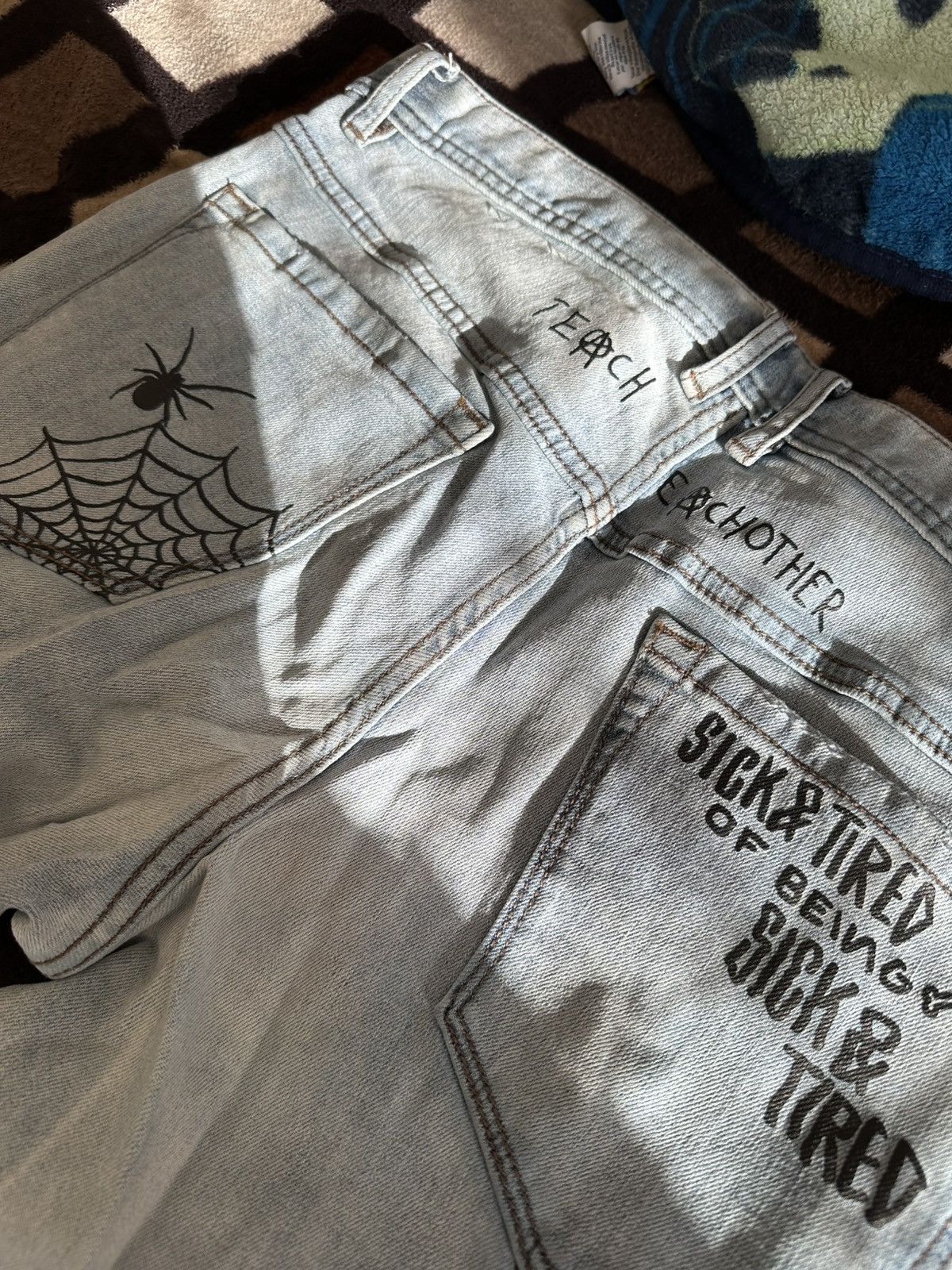 Ninth hall tattoo jeans