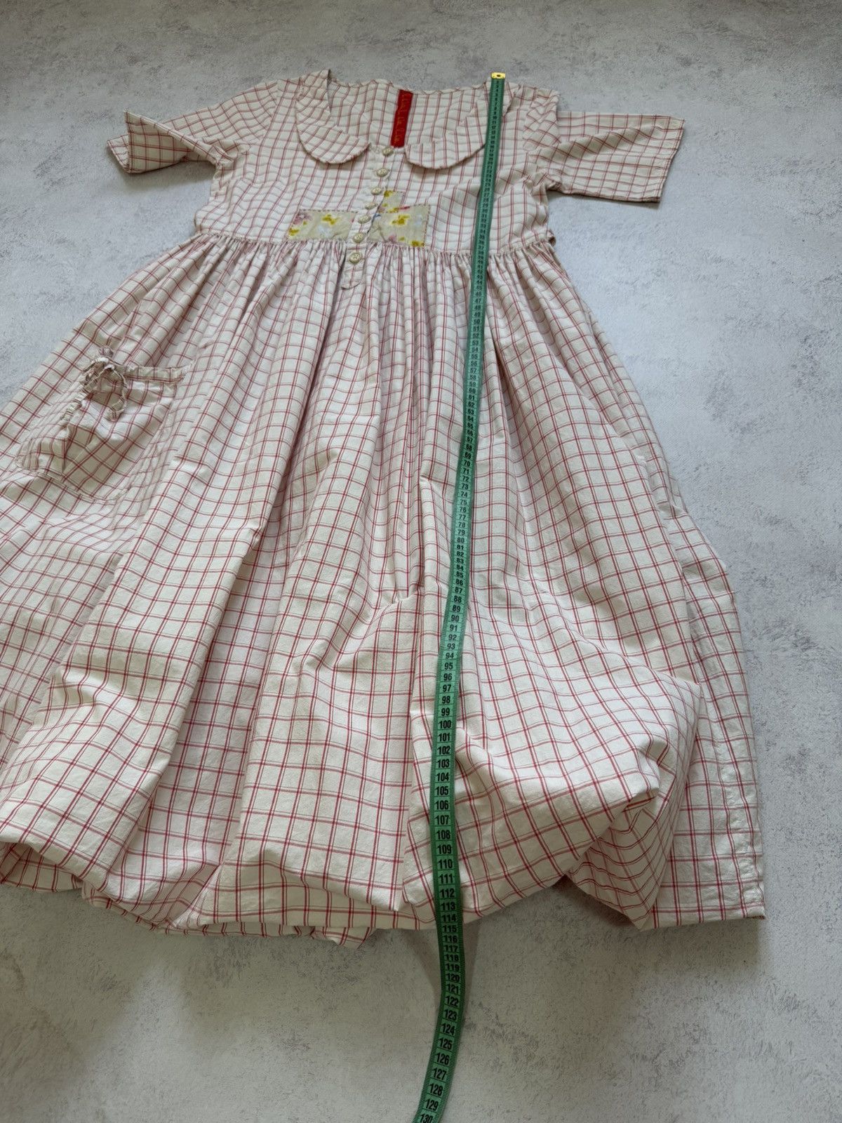 Vintage Ewa I Walla Pink Short Sleeve Checkered Midi Dress Size S Size S / US 4 / IT 40 - 18 Thumbnail