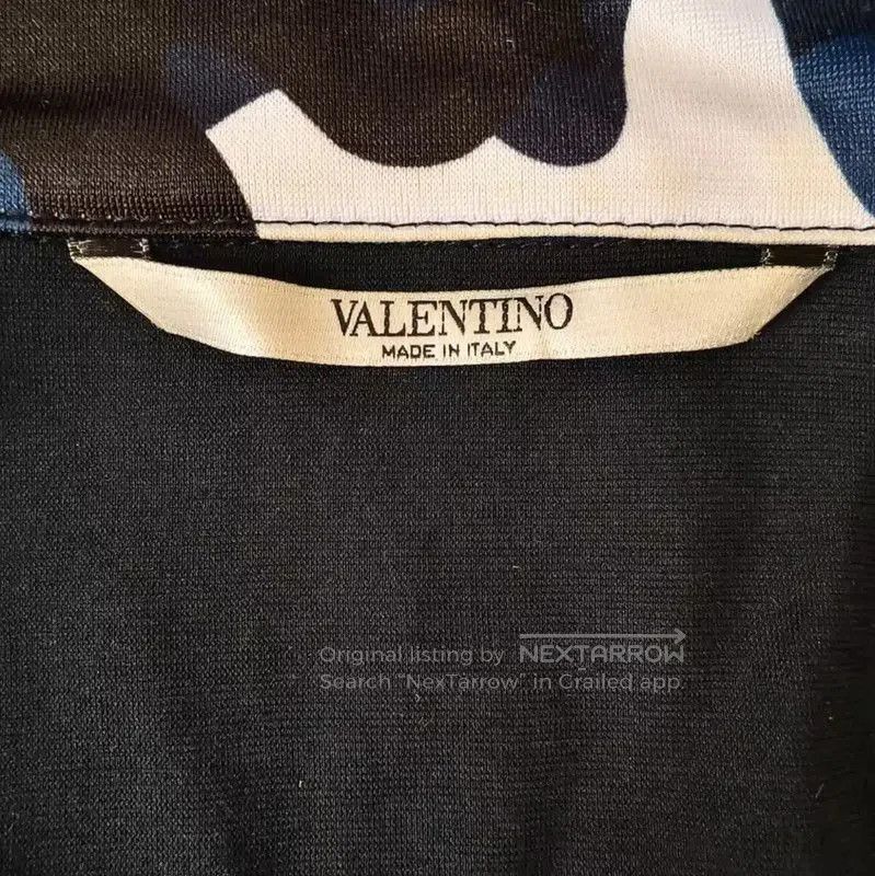 Valentino Valentino Men's Blue Camouflage Jacket . Size US S / EU 44-46 / 1 - 3 Thumbnail