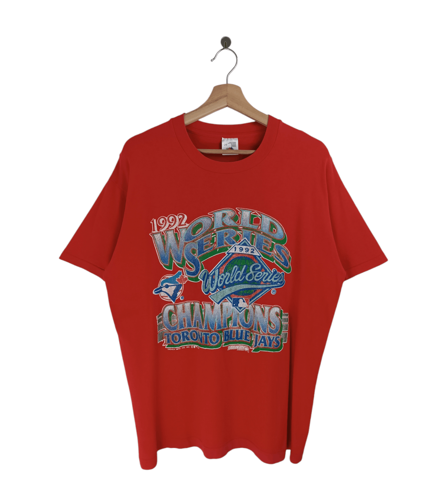 MLB VINTAGE 1992 TORONTO BLUE JAYS CHAMPION WORLD SERIES MLB NBA Size US L / EU 52-54 / 3 - 1 Thumbnail