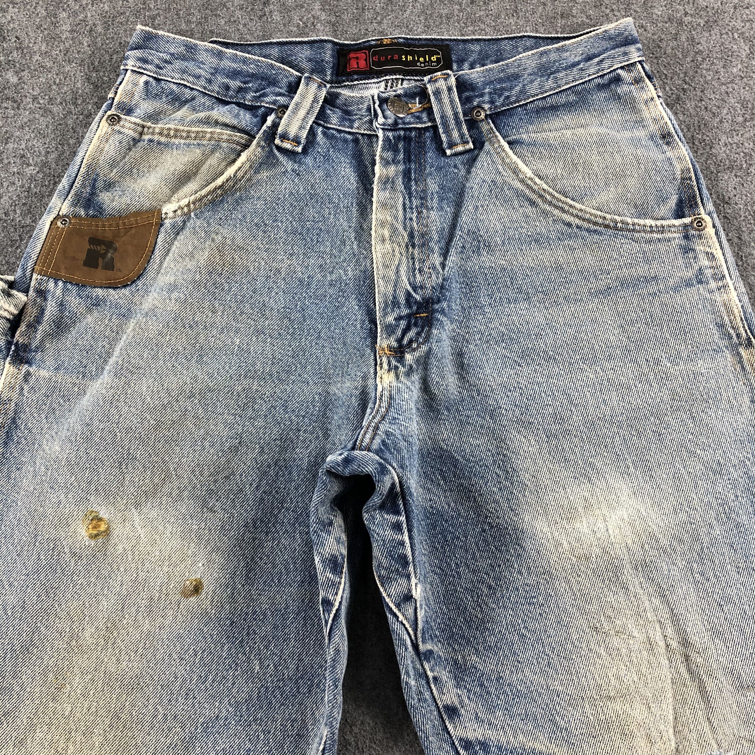Vintage Vintage Blue Wash Wrangler Jeans-J2314 Size US 30 / EU 46 - 3 Thumbnail