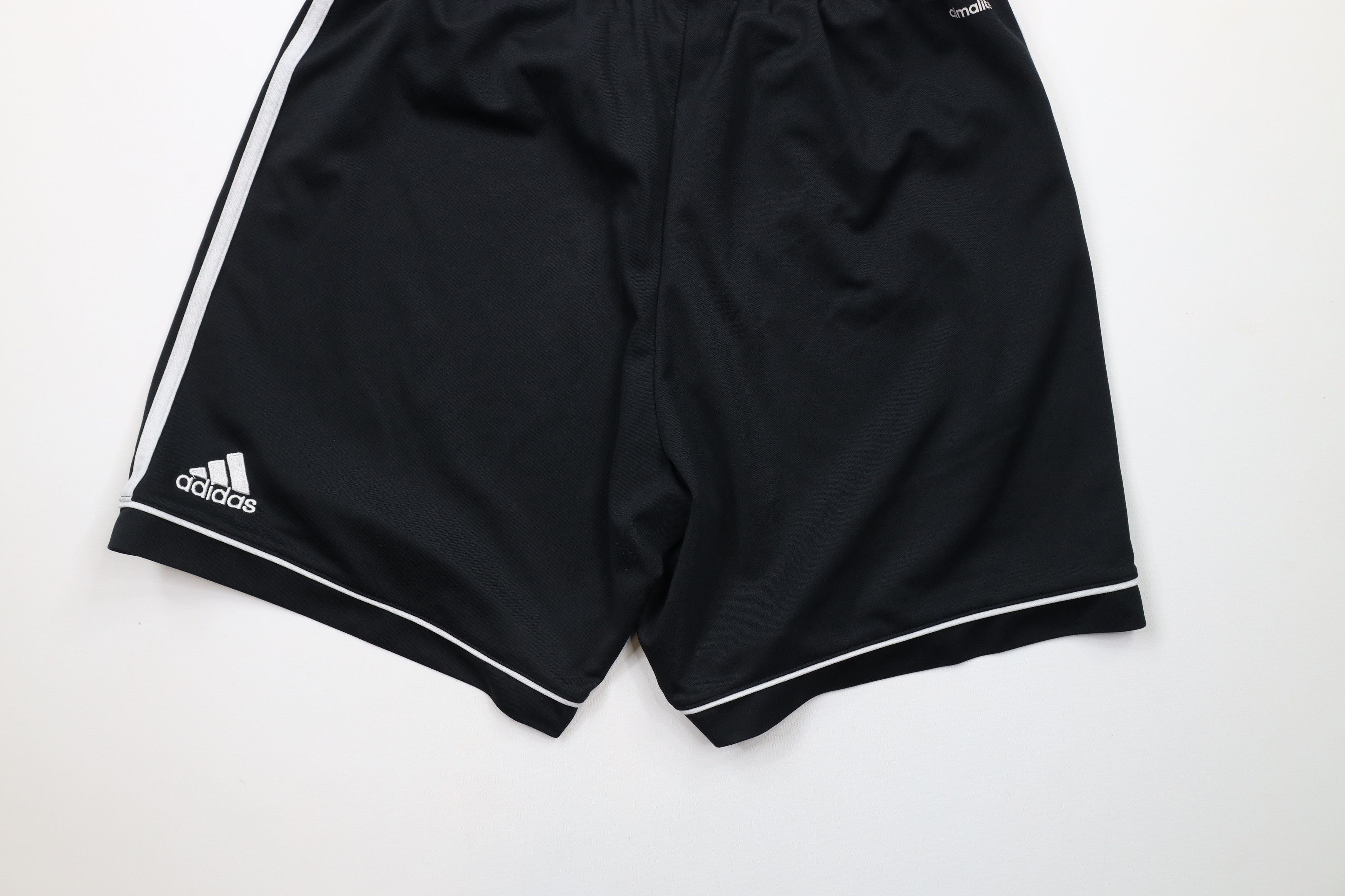 Adidas × Vintage Vintage Adidas Striped Running Jogging Soccer Shorts Black Size US 34 / EU 50 - 10 Thumbnail