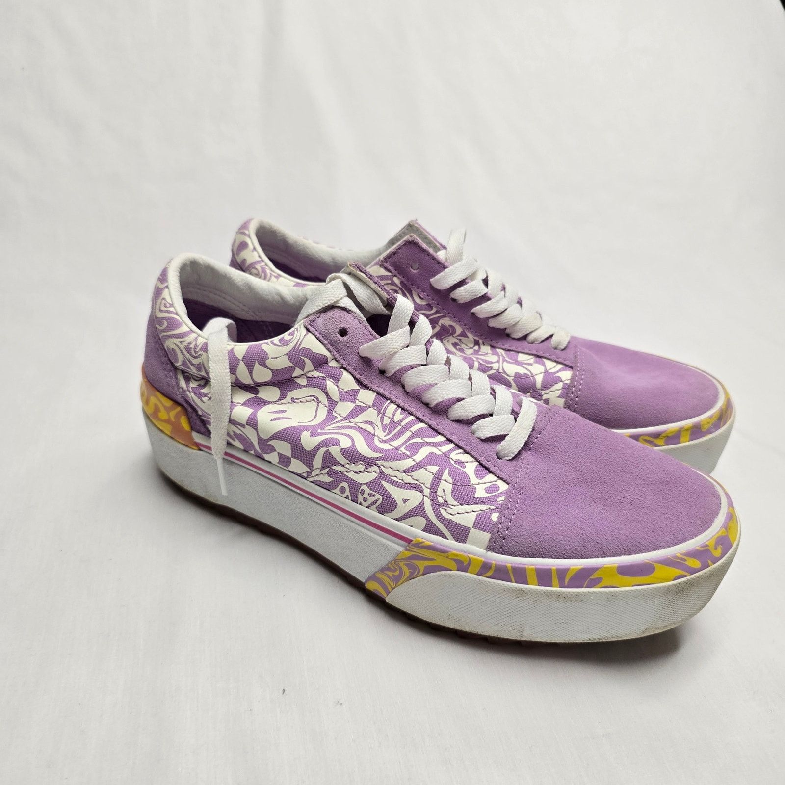 Vans Vans Old Skool Platform Wavy Daze Shoes Womens 9.5 Mens 8 Size US 9.5 / IT 39.5 - 1 Thumbnail