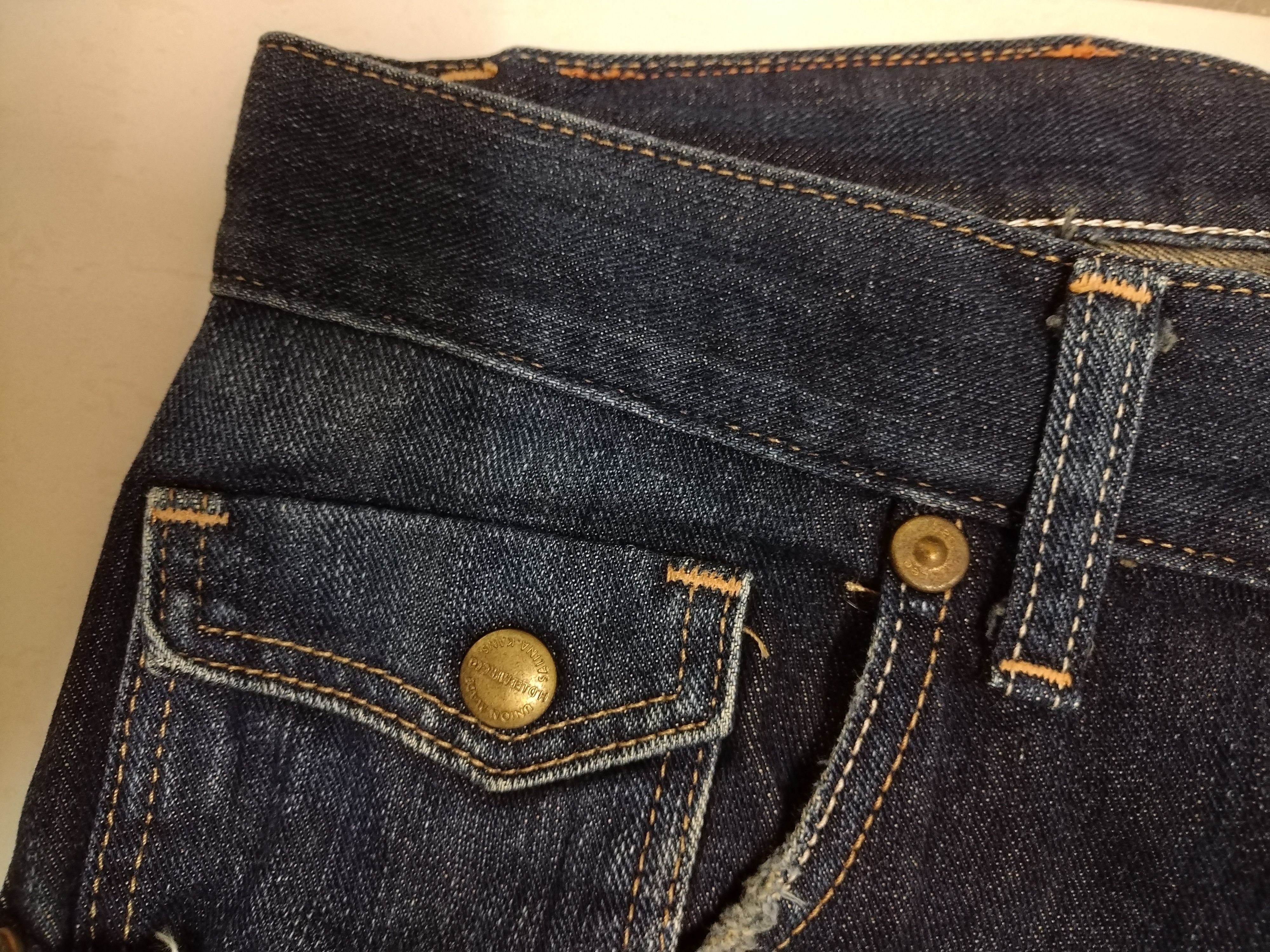 Japanese Brand × Jean × Lee Cool Awesome Lee Cowboy Distressed Design Engineered Jeans Size US 34 / EU 50 - 18 Thumbnail