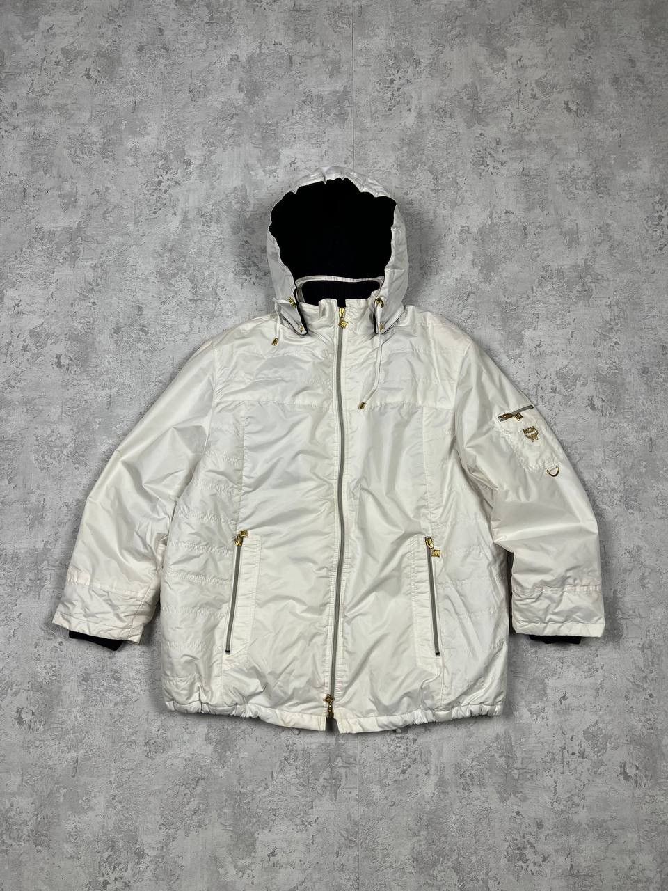 MCM Vintage MCM White Parka Jacket Size L / US 10 / IT 46 - 1 Thumbnail