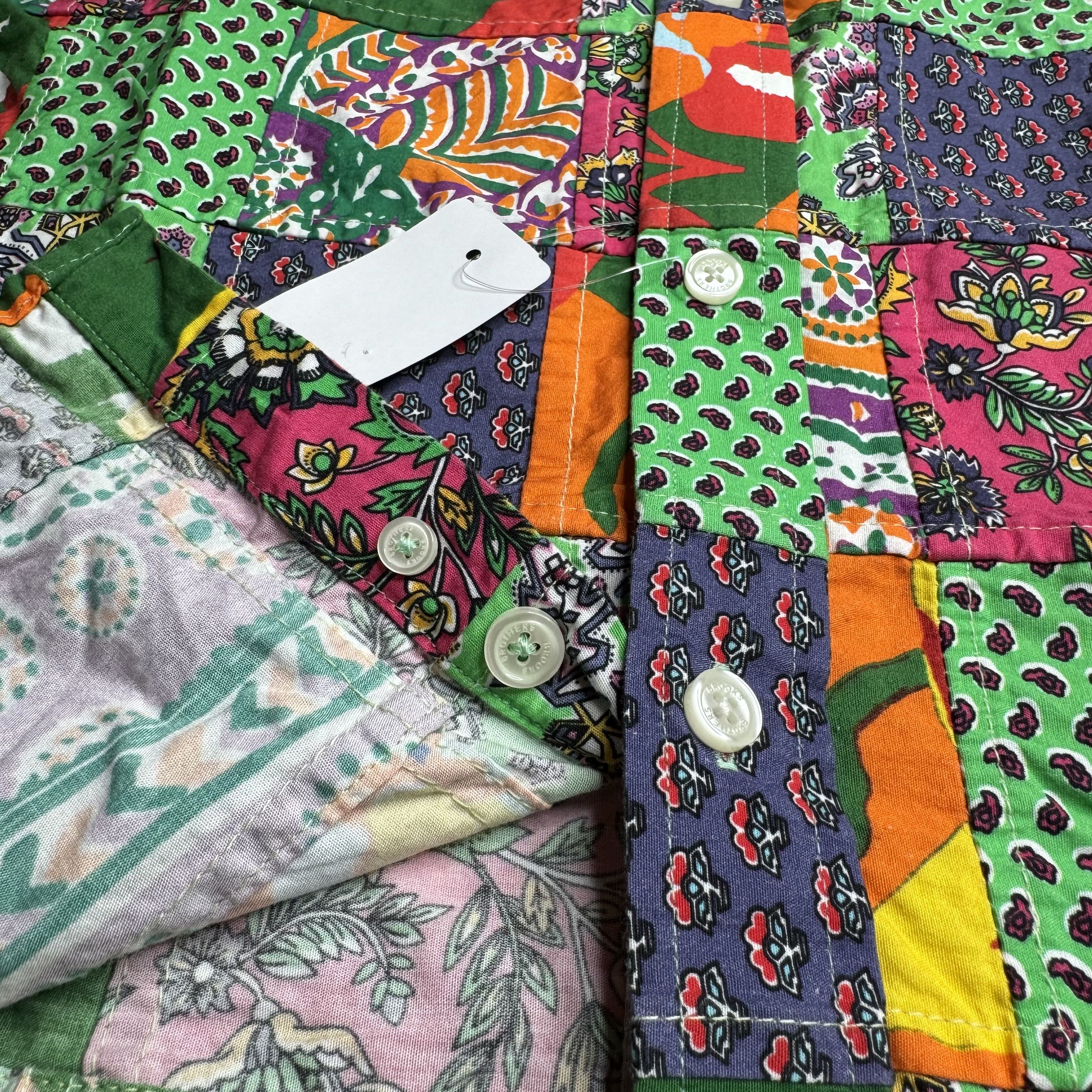 Brooks Brothers NWT Brooks Brothers Patchwork Floral Shirt Bright Tropical Size US L / EU 52-54 / 3 - 8 Thumbnail