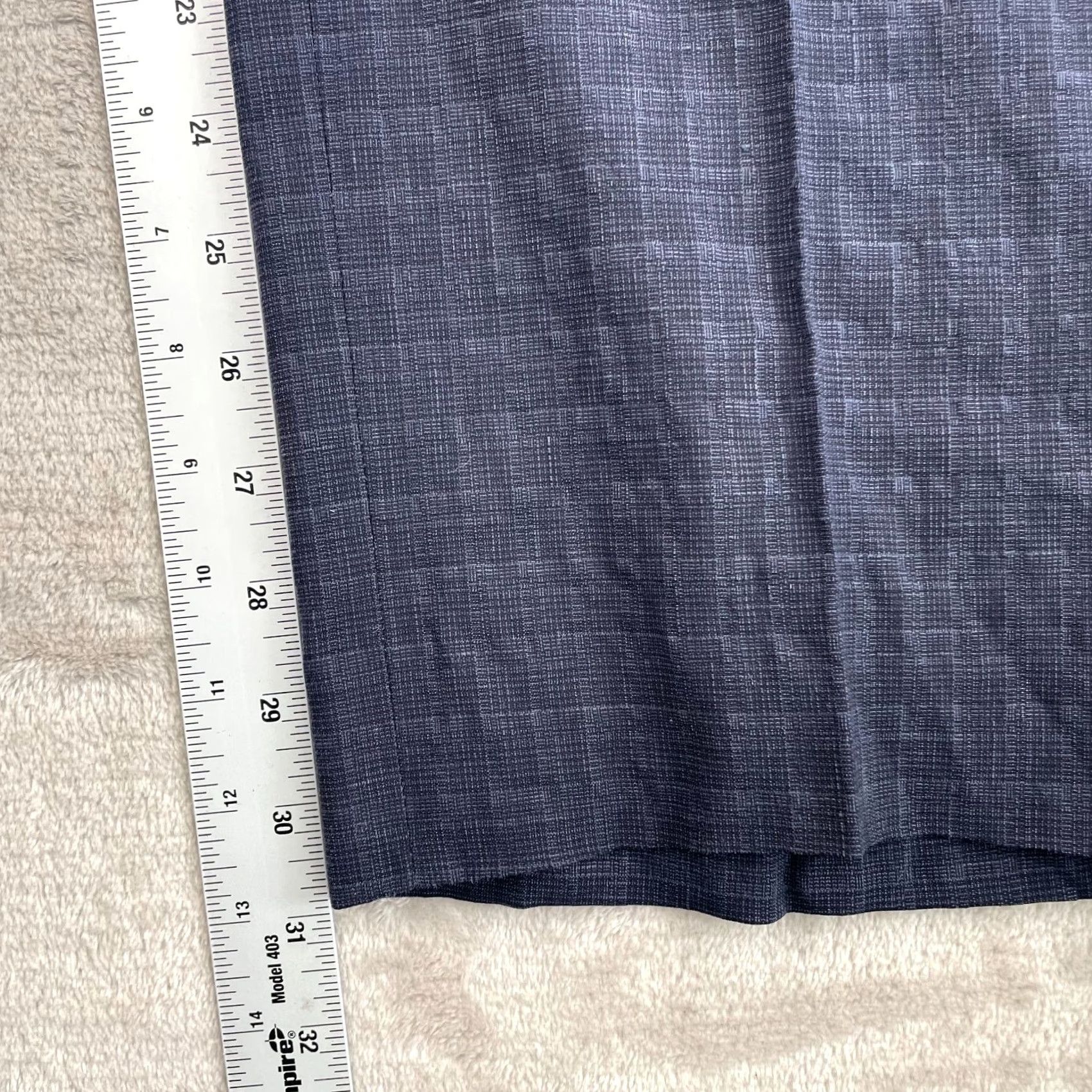 John Varvatos John Varvatos Collection Trouser Pants Men IT 52 US 36x31 Blue Wool Linen Dress Pants Size US 36 / EU 52 - 6 Thumbnail